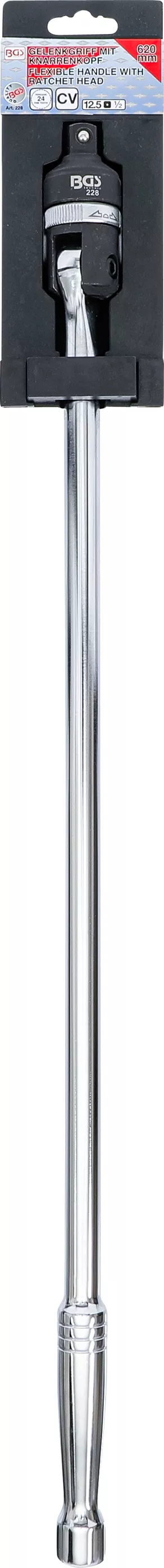 Maner articulat cu clichet reversibil | 12,5 mm (1/2") | 620 mm [6]