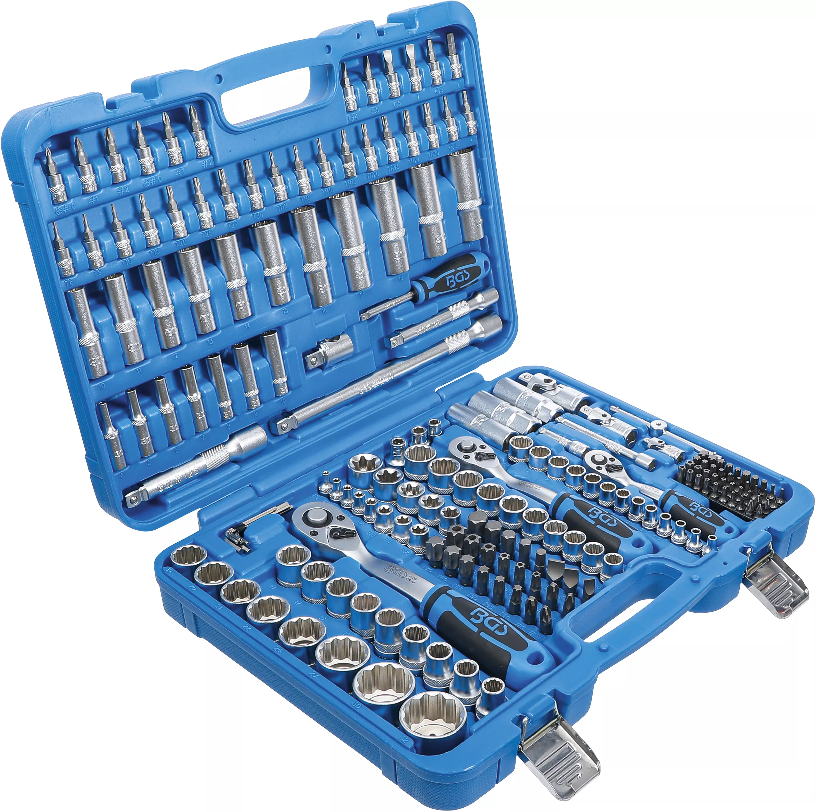 Set chei tubulare 12 colturi | Antrenare 6,3 mm (1/4") / 10 mm (3/8") / 12,5 mm (1/2") | 192 piese [4]