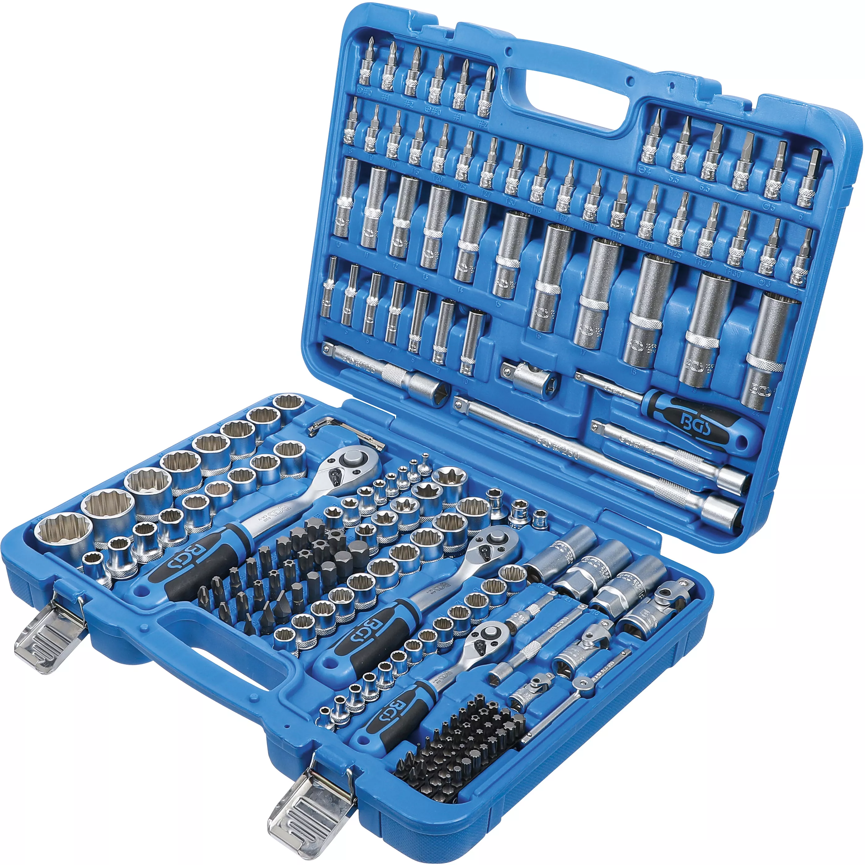 Set chei tubulare 12 colturi | Antrenare 6,3 mm (1/4") / 10 mm (3/8") / 12,5 mm (1/2") | 192 piese [5]