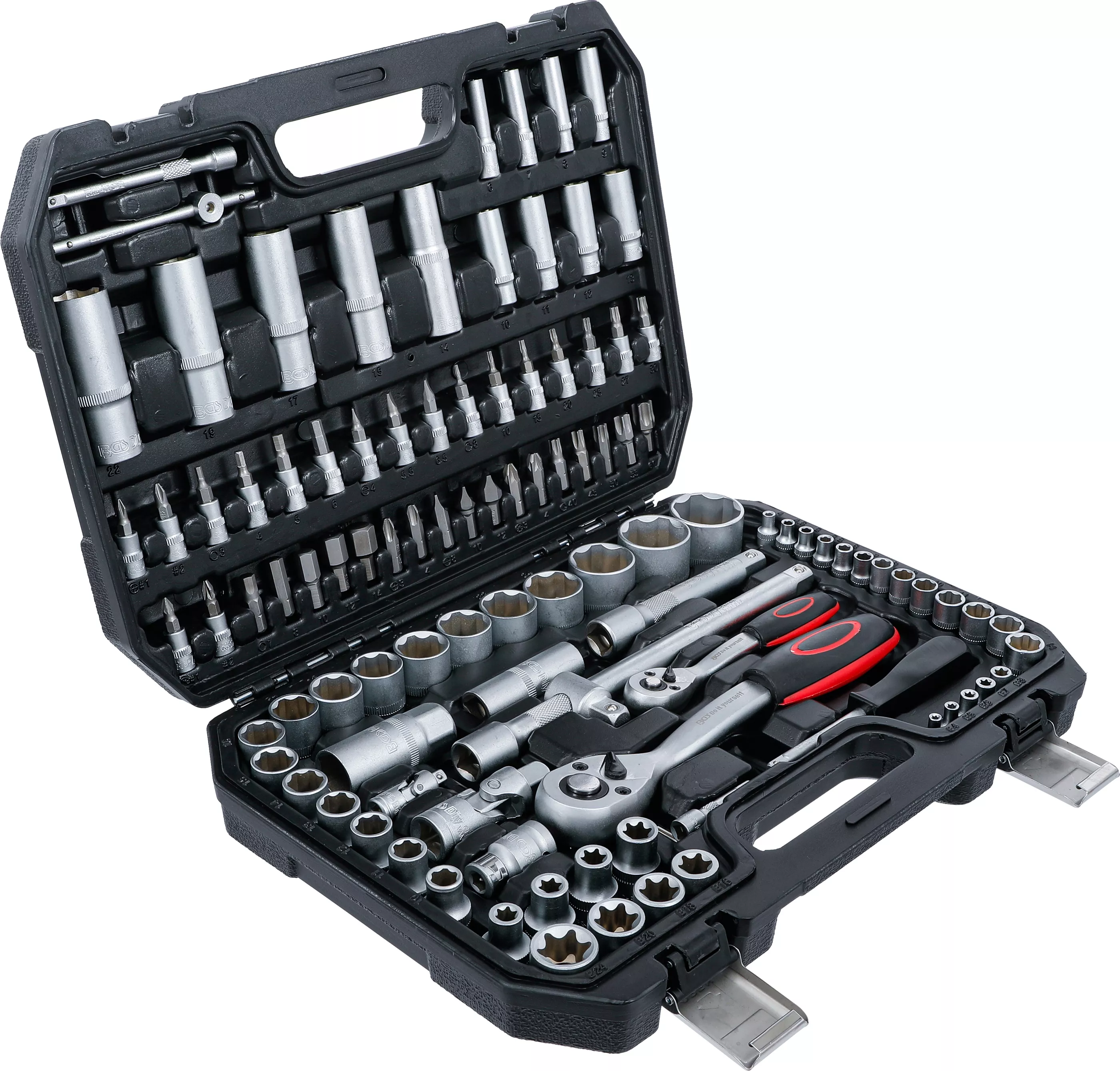 Set chei tubulare | Antrenare 6,3 mm (1/4") / 12,5 mm (1/2") | 108 piese [2]