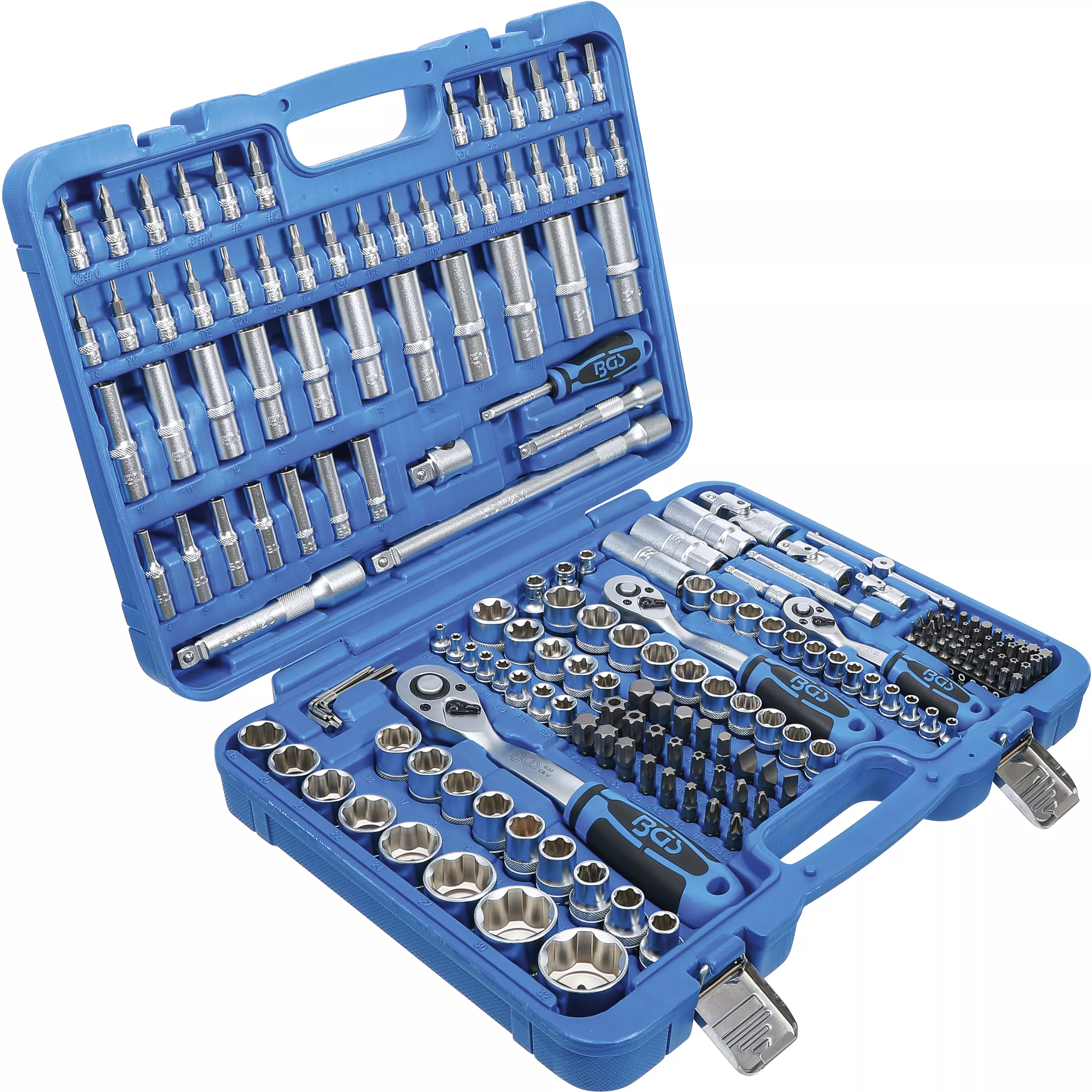 Set chei tubulare Profil ondulat | Antrenare 6,3 mm (1/4") / 10 mm (3/8") / 12,5 mm (1/2") | 192 piese [4]