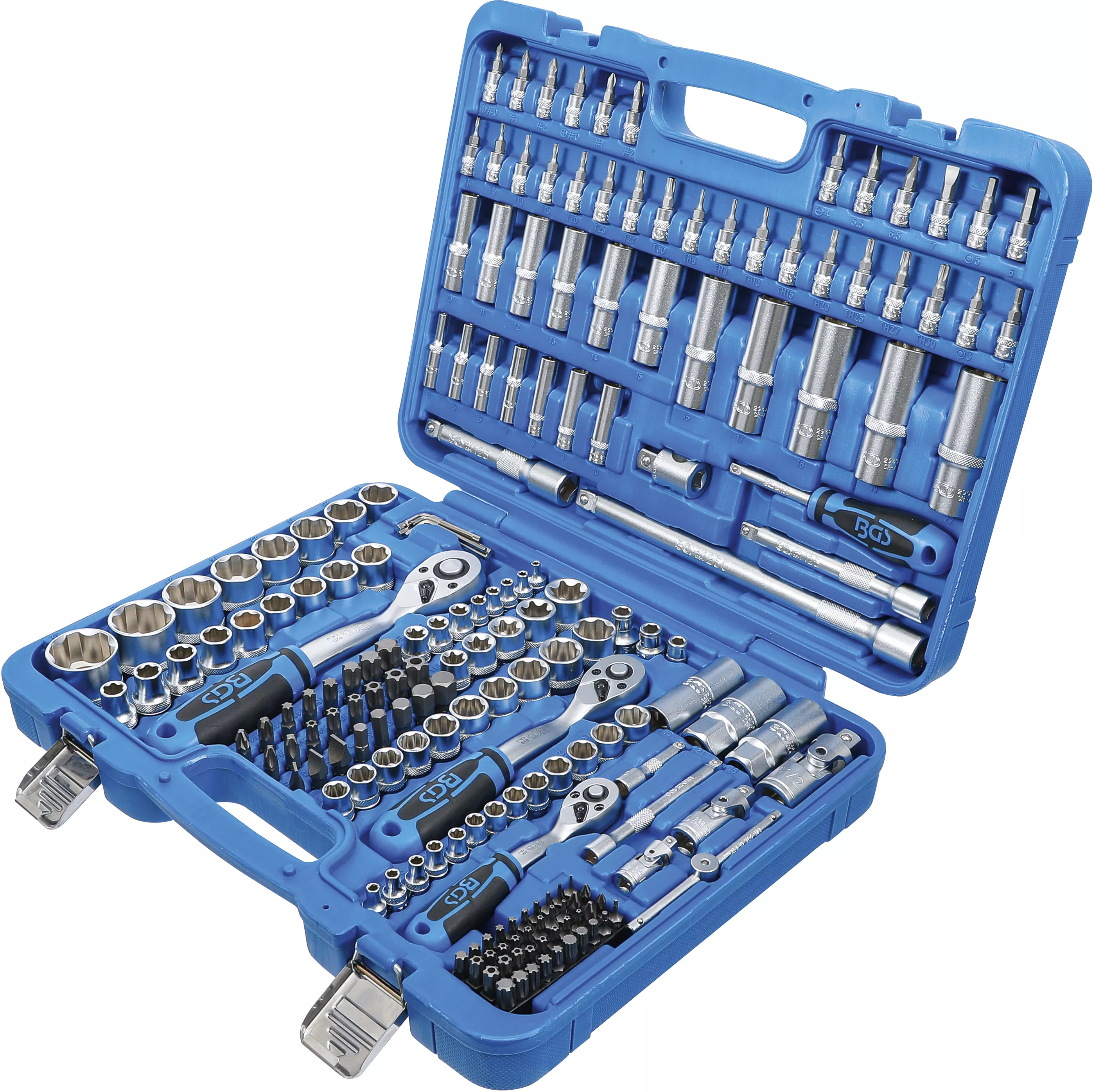 Set chei tubulare Profil ondulat | Antrenare 6,3 mm (1/4") / 10 mm (3/8") / 12,5 mm (1/2") | 192 piese [5]