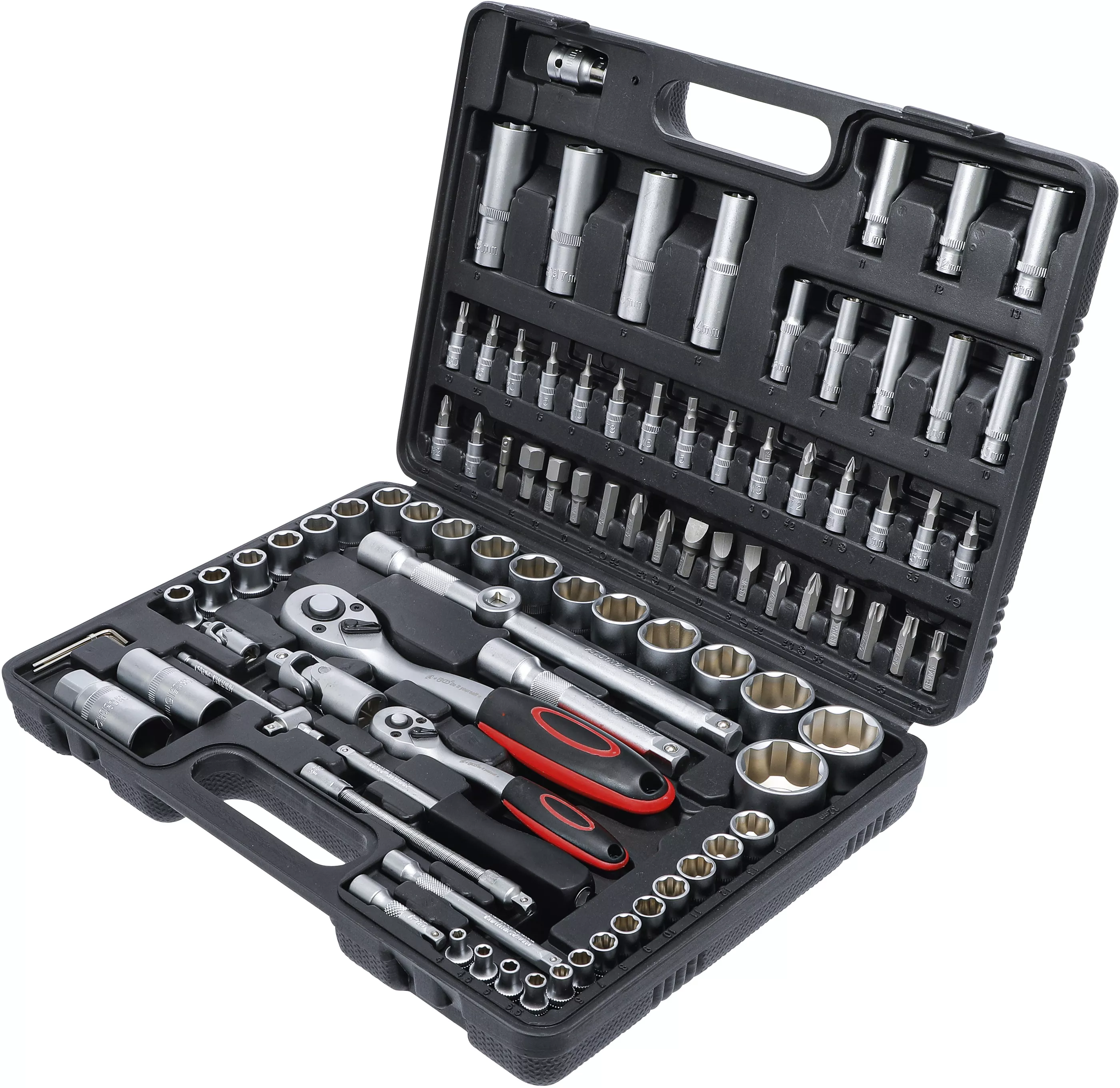 Set chei tubulare | Antrenare 6,3 mm (1/4") / 12,5 mm (1/2") | 94 piese [3]