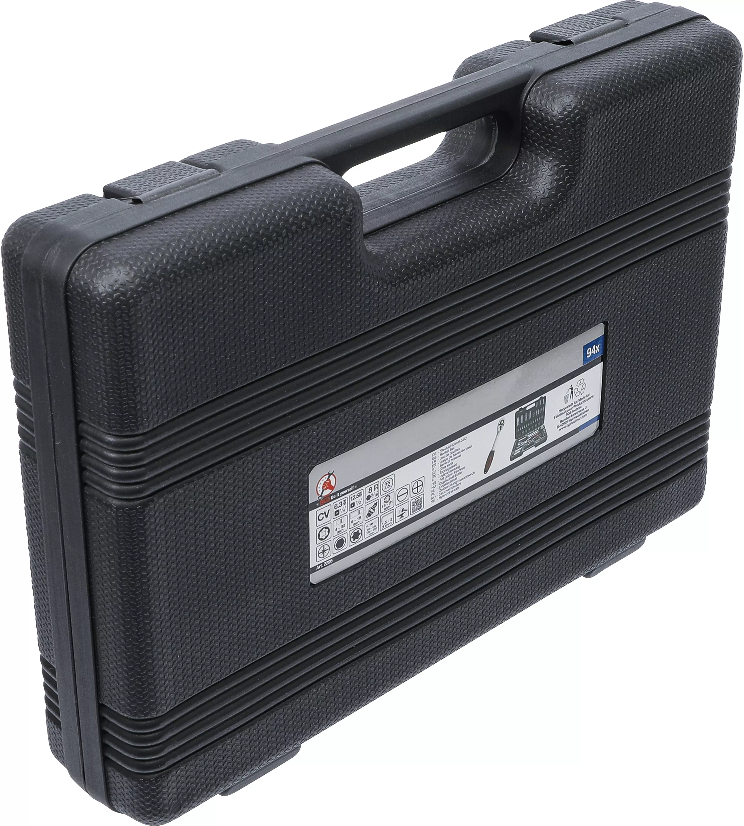 Set chei tubulare | Antrenare 6,3 mm (1/4") / 12,5 mm (1/2") | 94 piese [5]