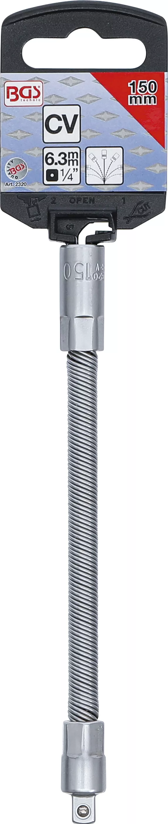 Prelungitor flexibil | 6,3 mm (1/4") | 150 mm [4]