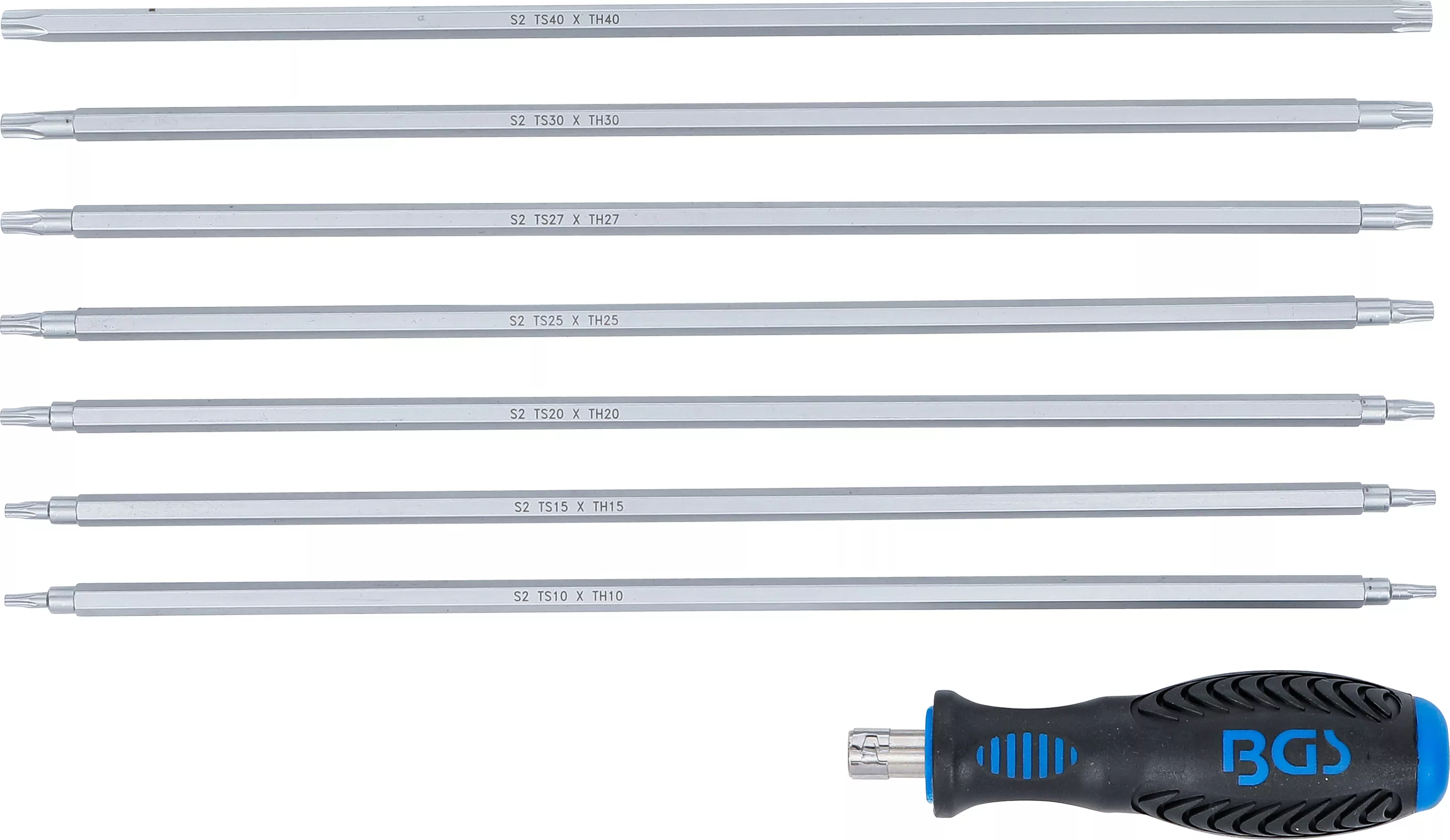 Set surubelnite cu capete interschimbabile | Profil T (pentru Torx) / Profil TS (pentru Torx Plus) | 8 piese [2]