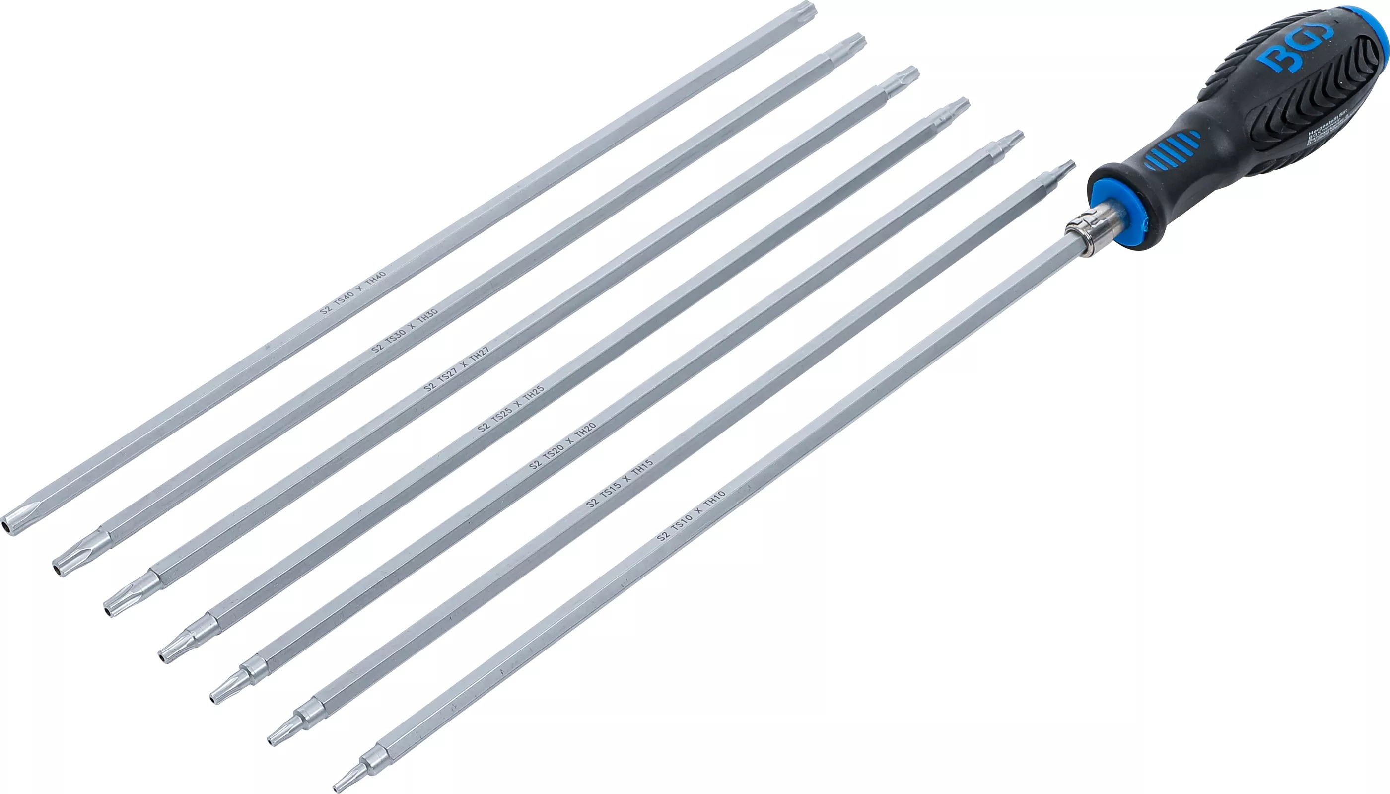 Set surubelnite cu capete interschimbabile | Profil T (pentru Torx) / Profil TS (pentru Torx Plus) | 8 piese [1]