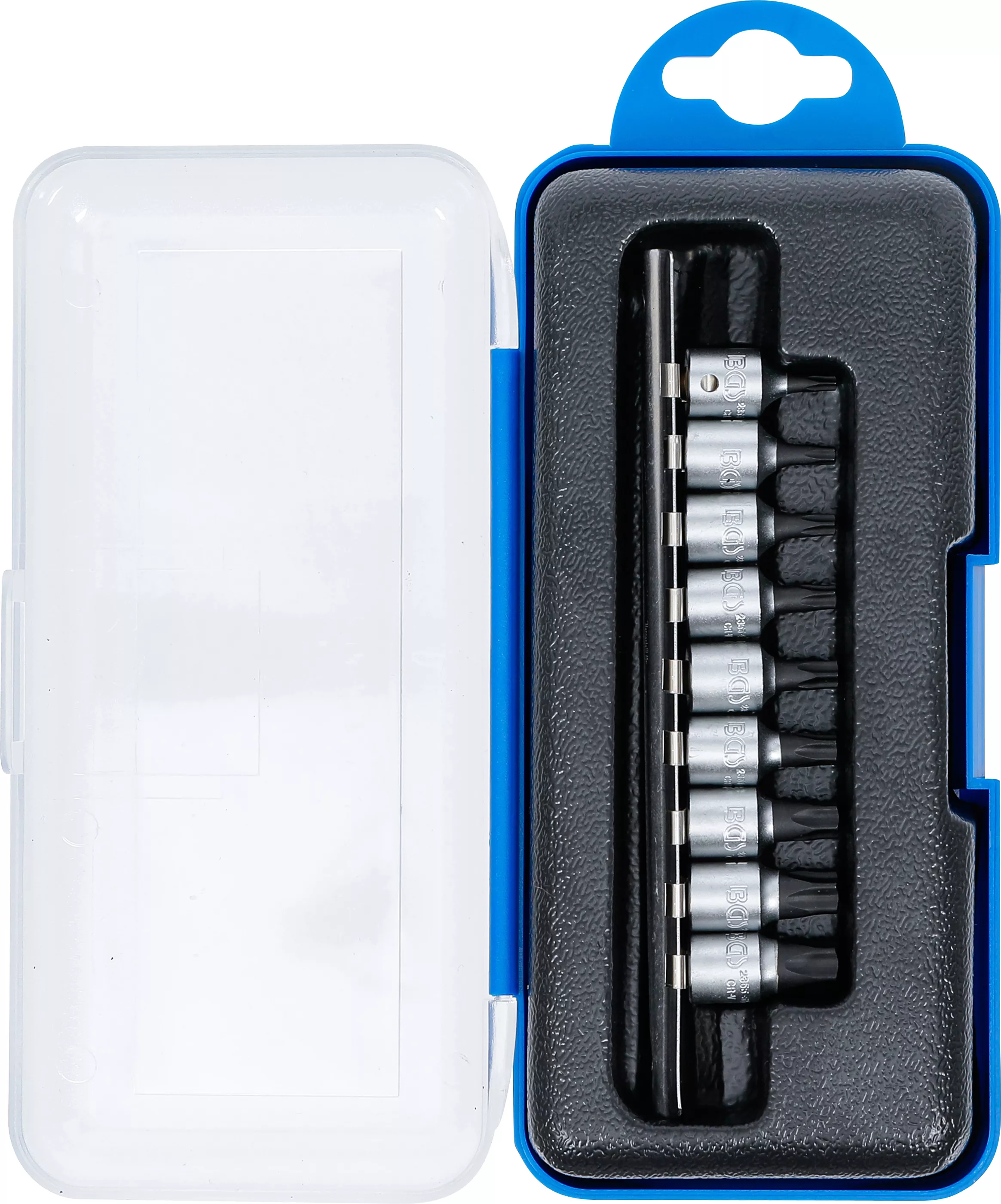Set biti | 6,3 mm (1/4") | TS-Profil (pentru Torx Plus) cu gaura | 9 piese [3]