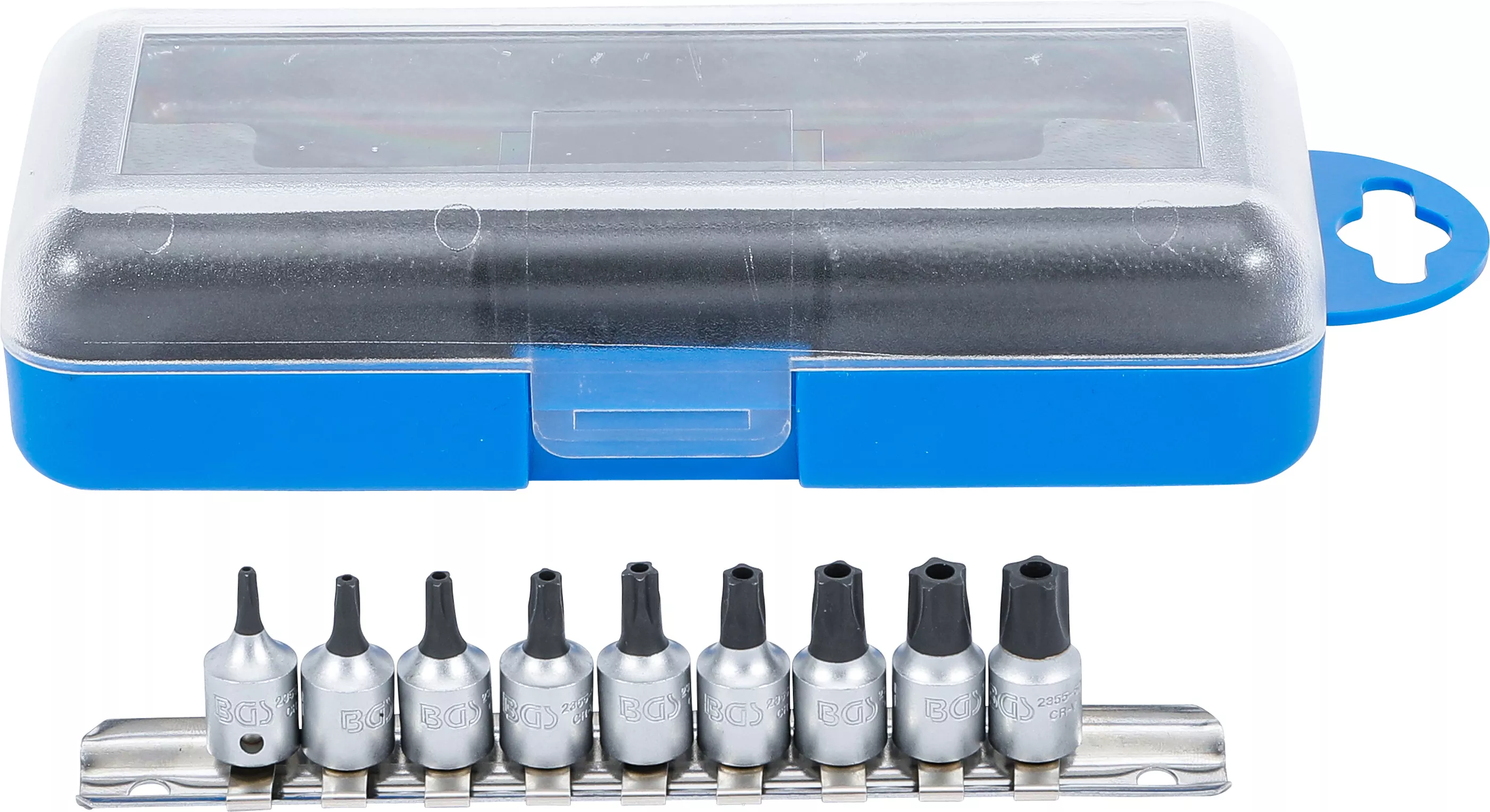 Set biti | 6,3 mm (1/4") | TS-Profil (pentru Torx Plus) cu gaura | 9 piese [1]