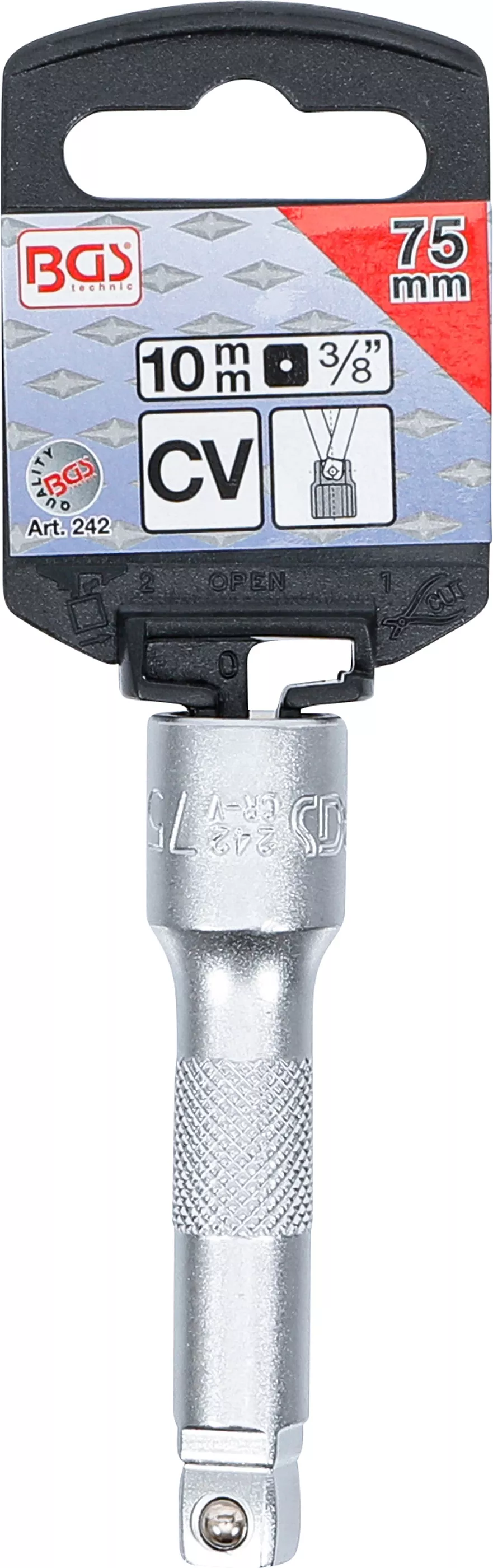Prelungitor articulat | 10 mm (3/8") | 75 mm [4]