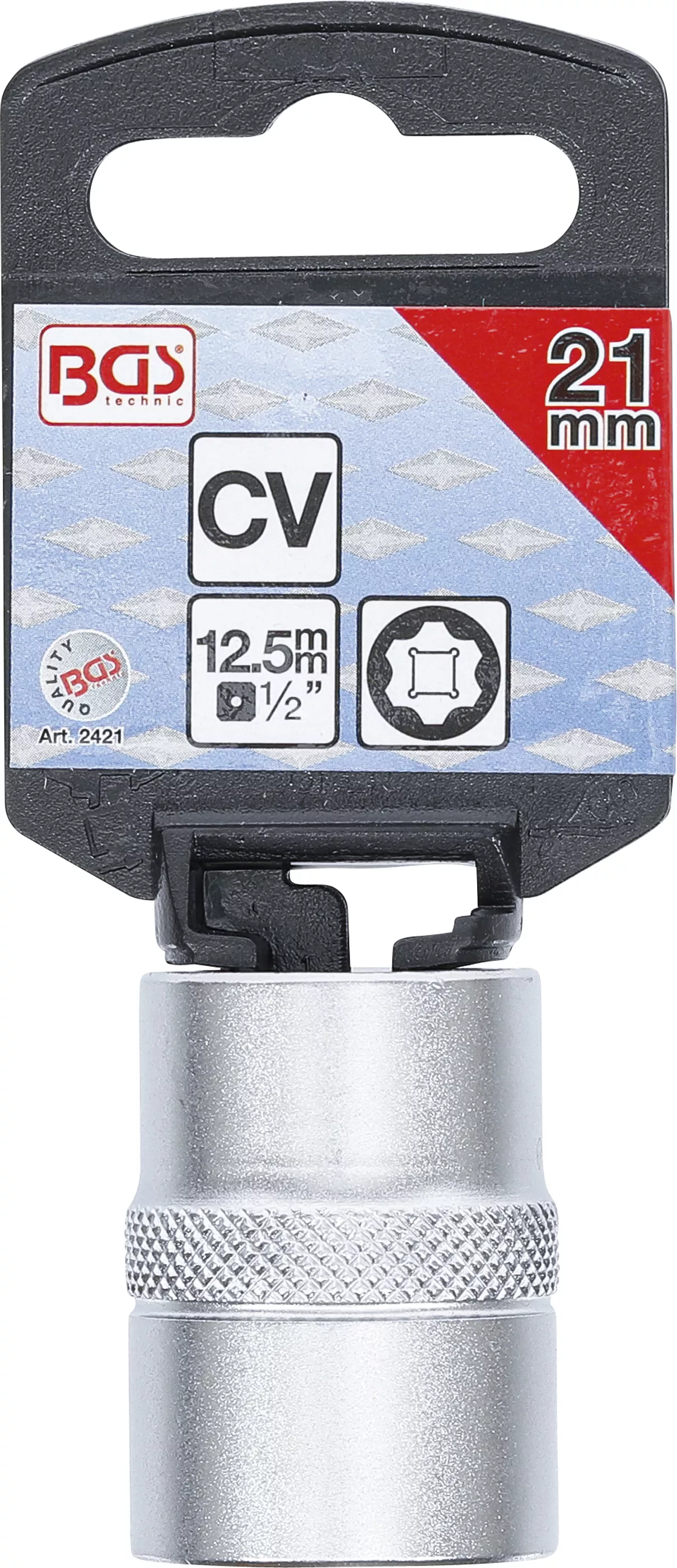 Cheie tubulara Super Lock | 12,5 mm (1/2") | 21 mm [3]