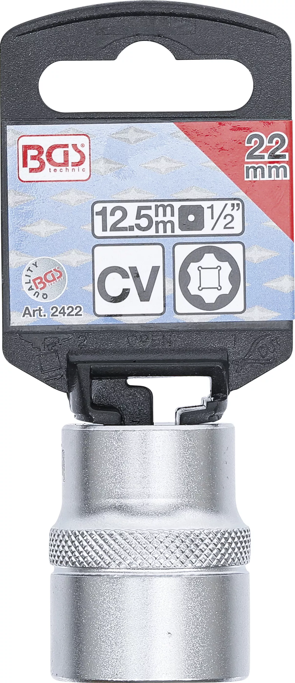 Cheie tubulara Super Lock | 12,5 mm (1/2") | 22 mm [3]
