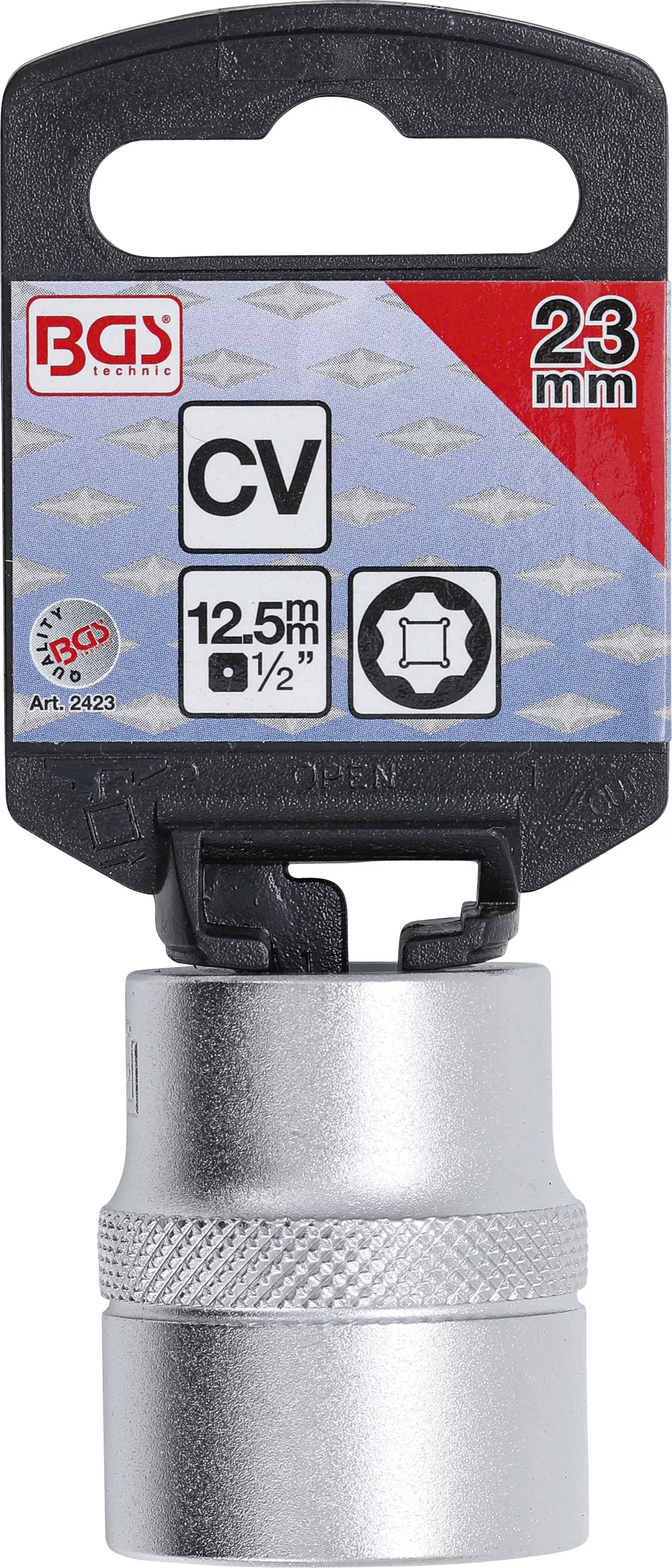 Cheie tubulara Super Lock | 12,5 mm (1/2") | 23 mm [2]