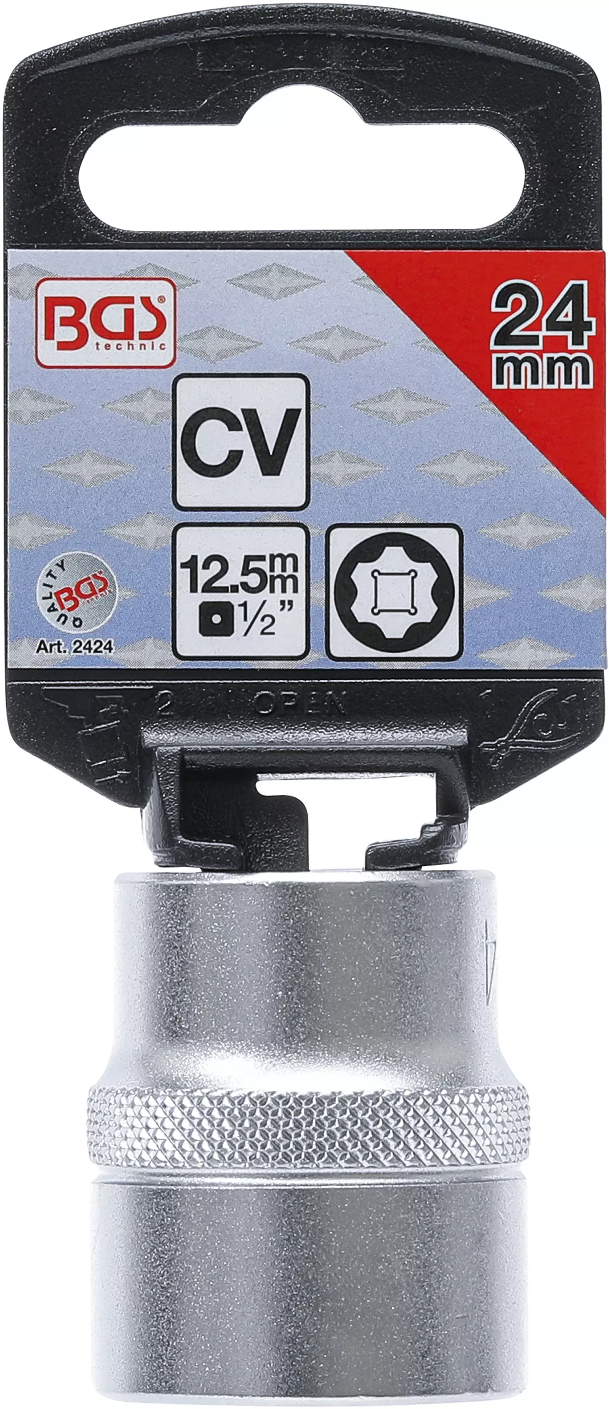 Cheie tubulara Super Lock | 12,5 mm (1/2") | 24 mm [3]