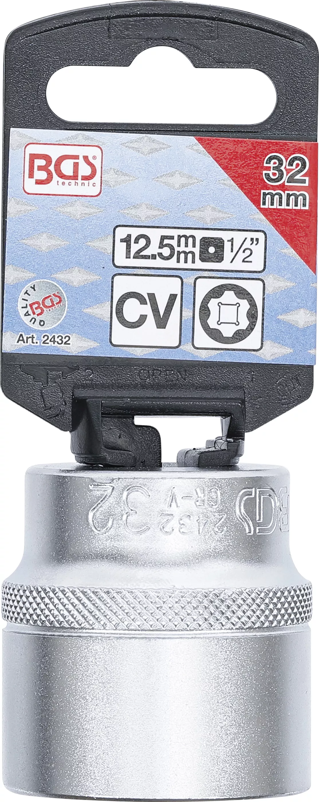Cheie tubulara Super Lock | 12,5 mm (1/2") | 32 mm [3]