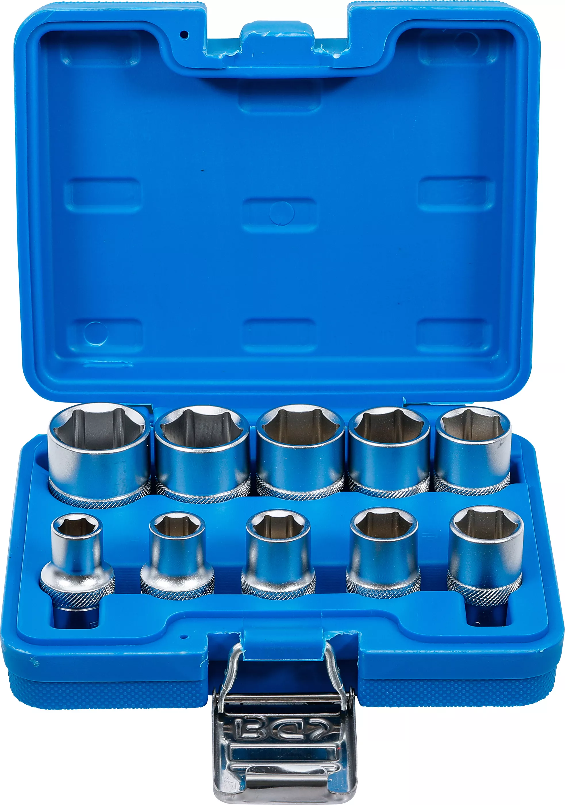 Set chei tubulare 6 colturi | 12,5 mm (1/2") | Marimi in toli | 10 piese [1]