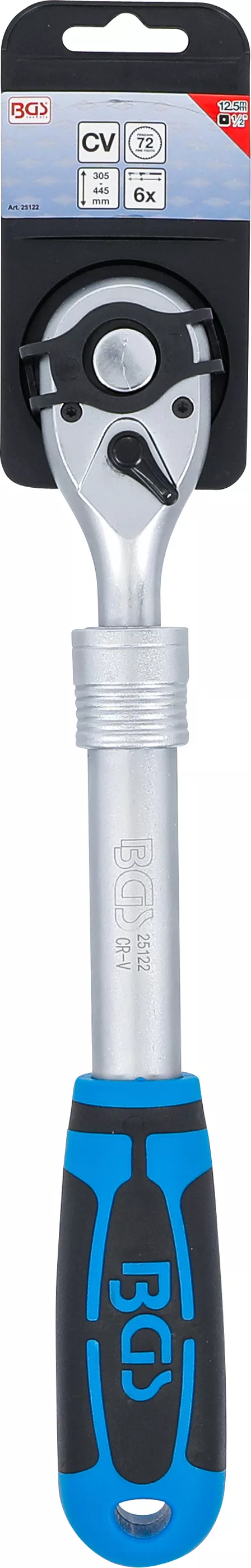 Clichet reversibil, extensibil | 12,5 mm (1/2") | 305 - 445 mm [6]