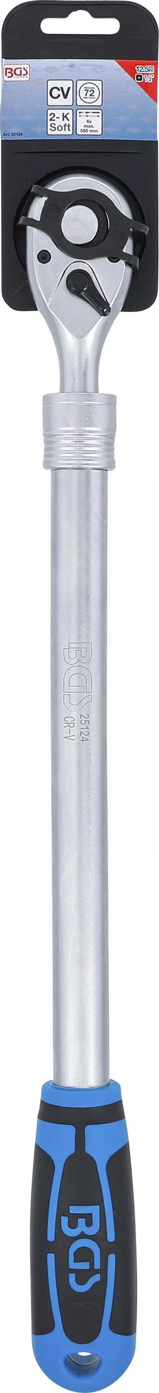 Clichet reversibil, extensibil | extra lung | 12,5 mm (1/2") | 455 - 595 mm [6]