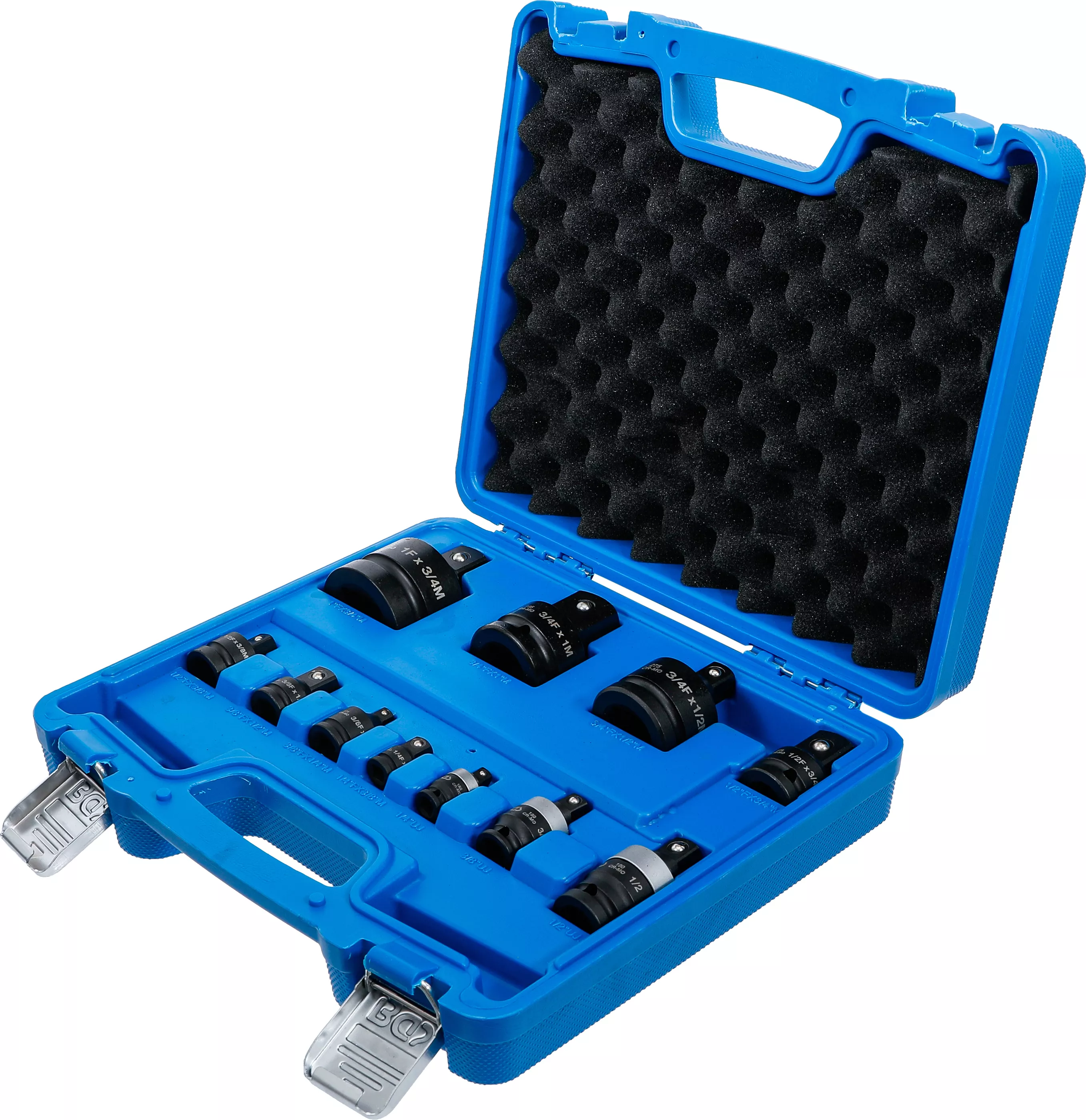 Set adaptoare de impact si articulatie sferica | 6,3 mm (1/4") - 25 mm (1") | 11 piese [3]