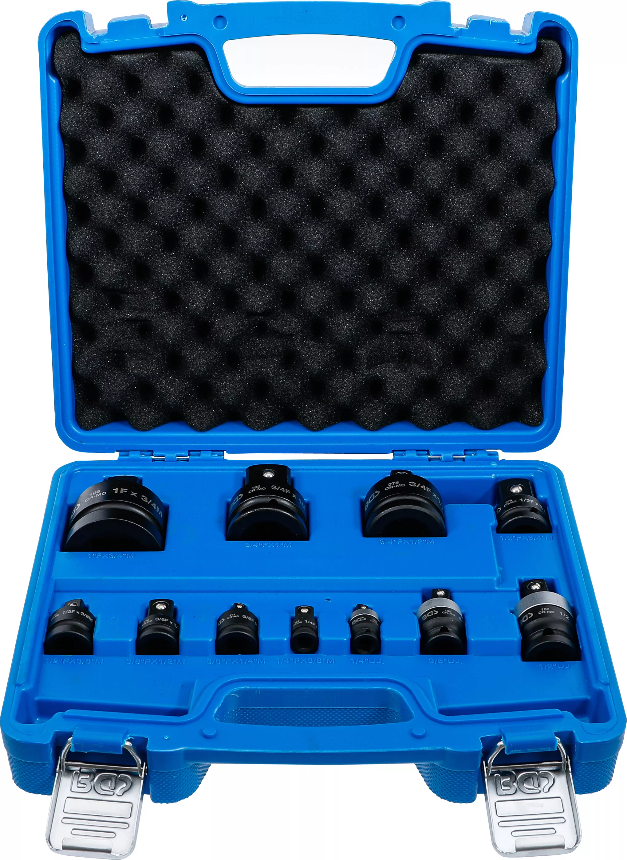 Set adaptoare de impact si articulatie sferica | 6,3 mm (1/4") - 25 mm (1") | 11 piese [1]