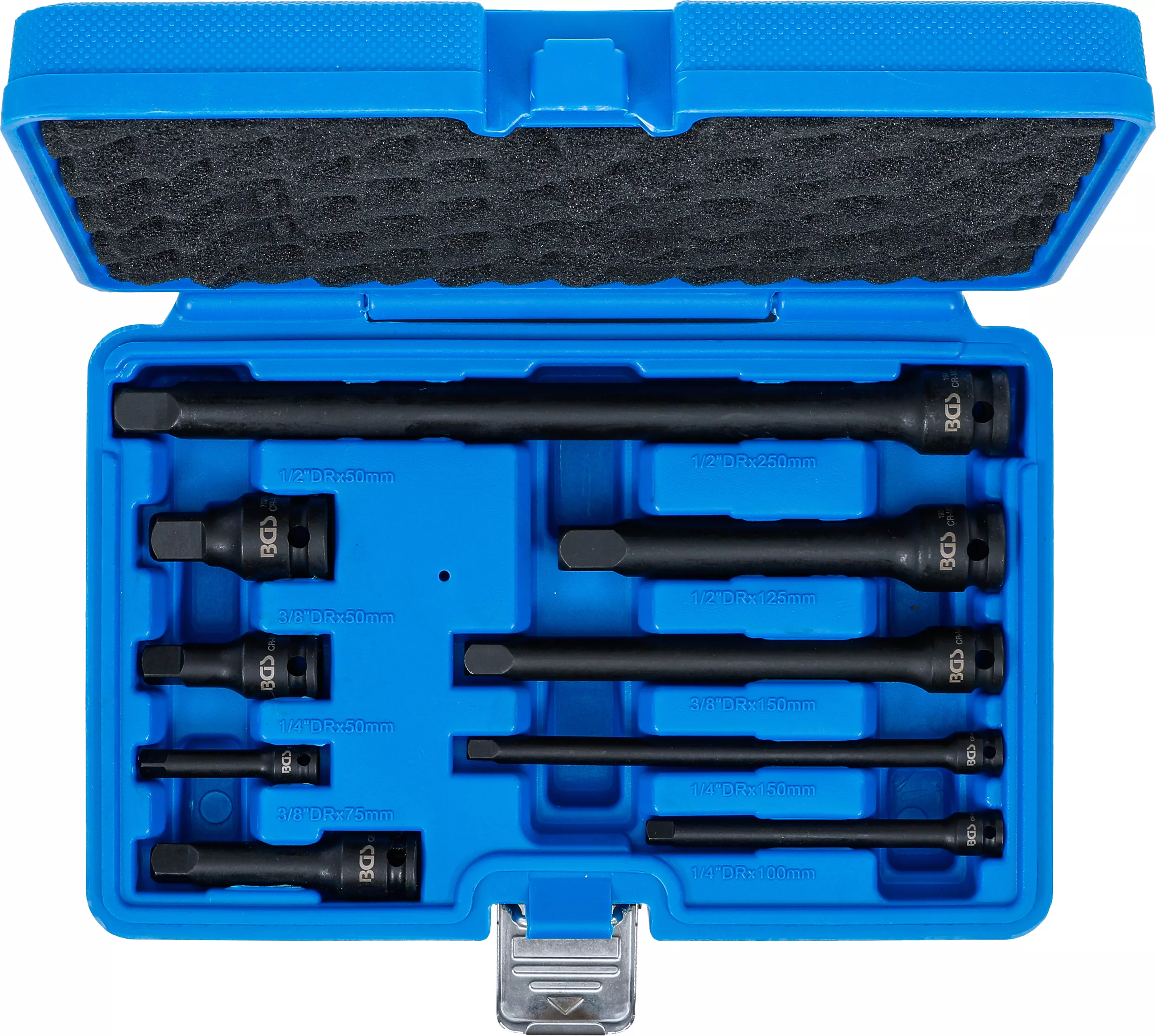 Set prelungitoare de forta | 6,3 mm (1/4") / 10 mm (3/8") / 12,5 mm (1/2") | 9 piese [4]