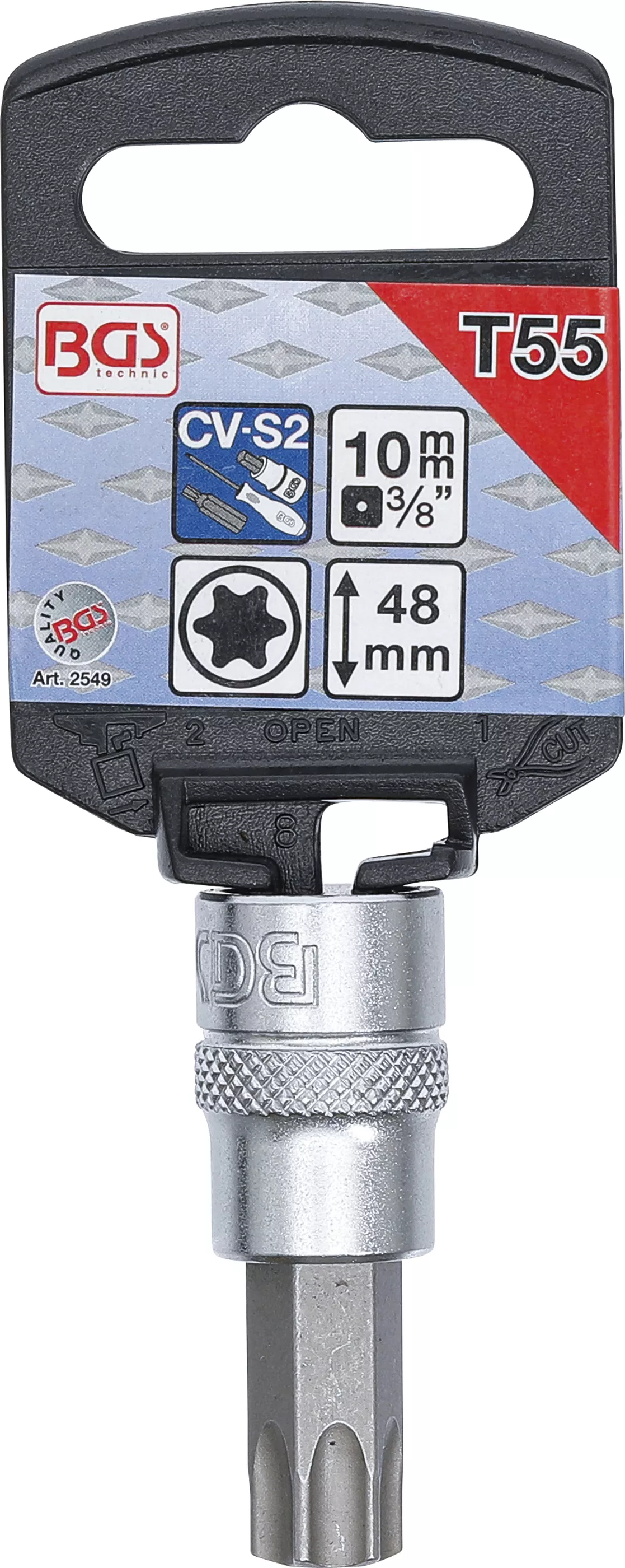 Bit | 10 mm (3/8") | Profil T (pentru Torx) T55 [2]