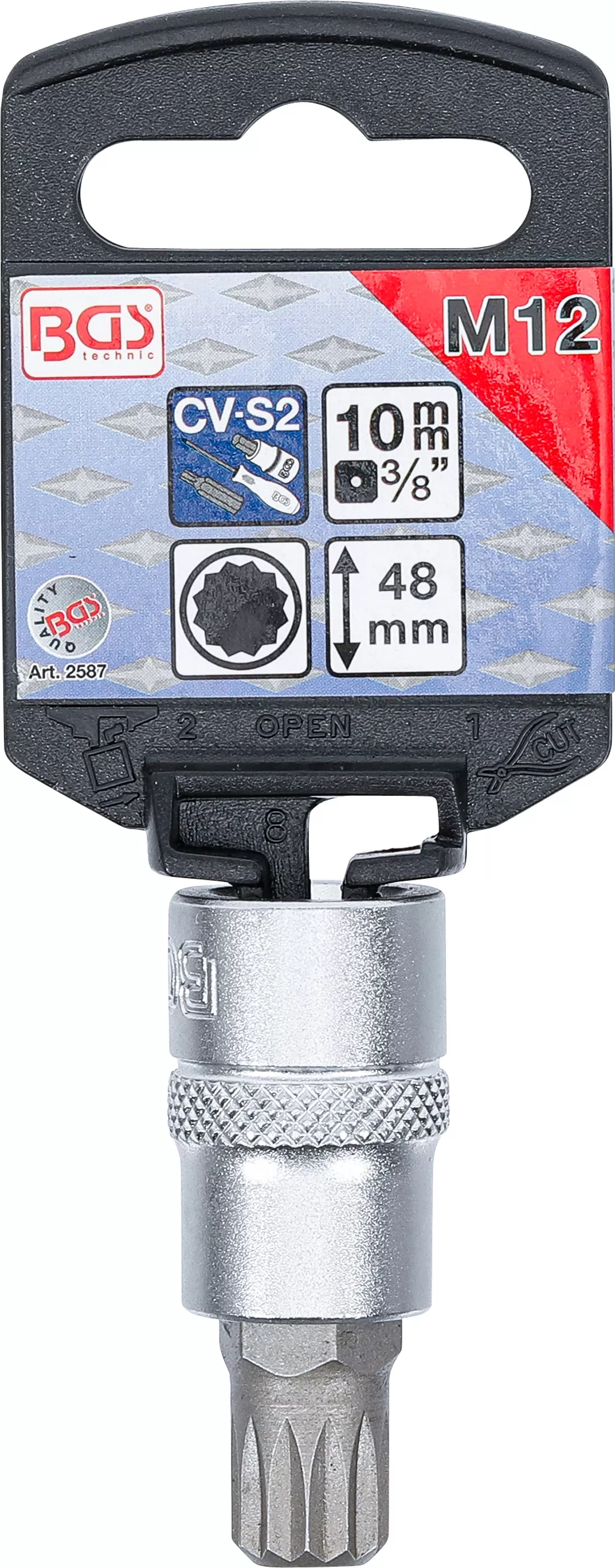 Bit | 10 mm (3/8") | Dantura interioara multipla (pentru XZN) M12 [2]