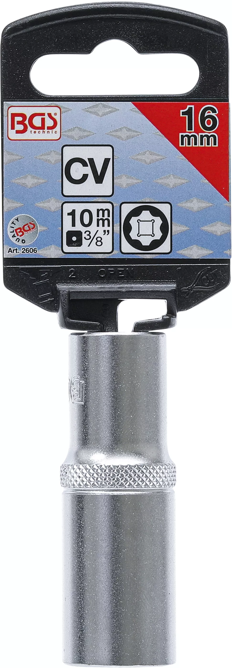 Cheie tubulara Super Lock, lunga | 10 mm (3/8") | 16 mm [3]