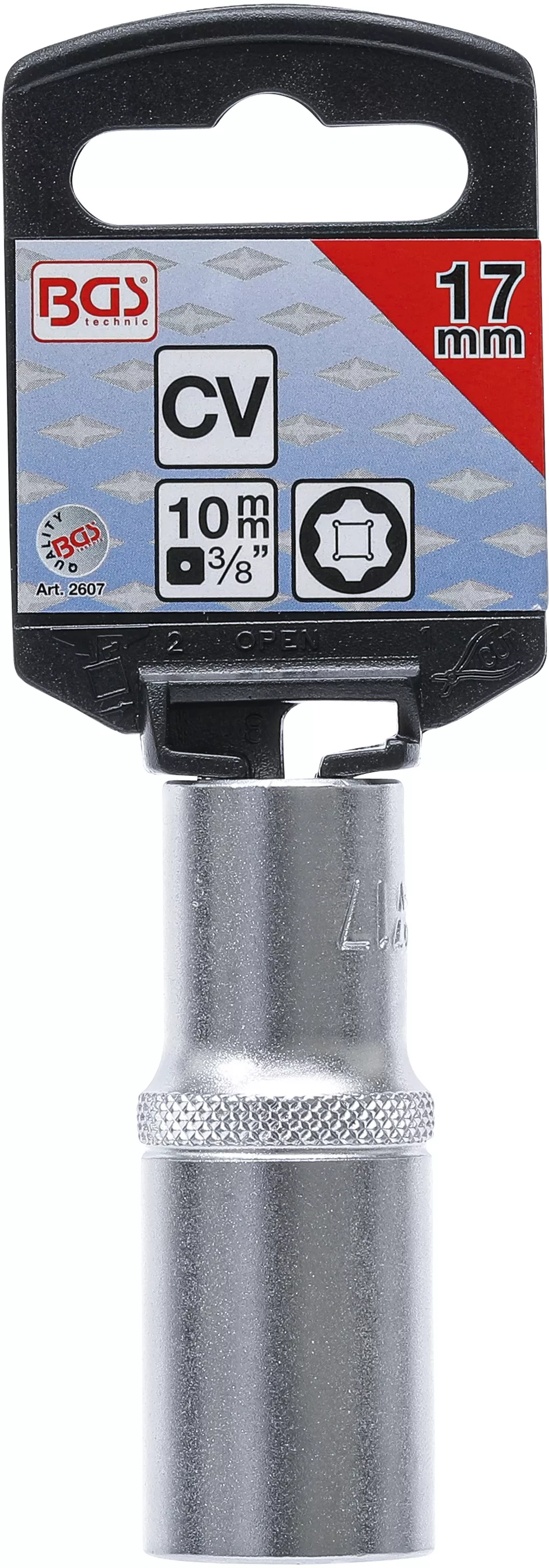 Cheie tubulara Super Lock, lunga | 10 mm (3/8") | 17 mm [3]