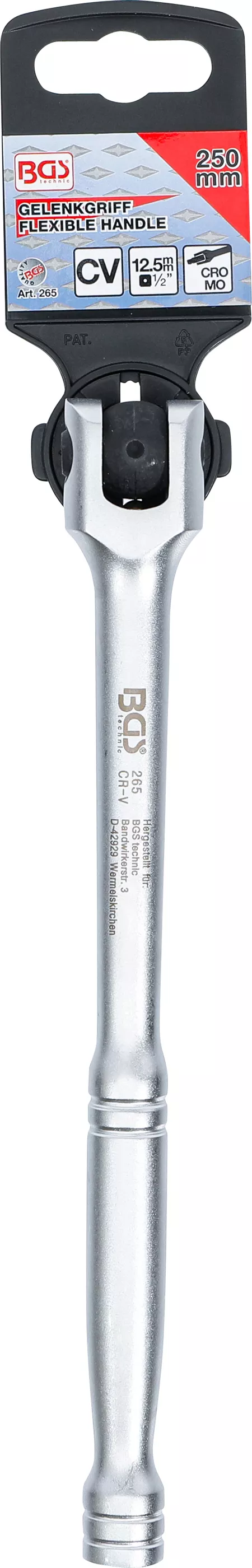 Maner articulat | 12,5 mm (1/2") | 250 mm [6]