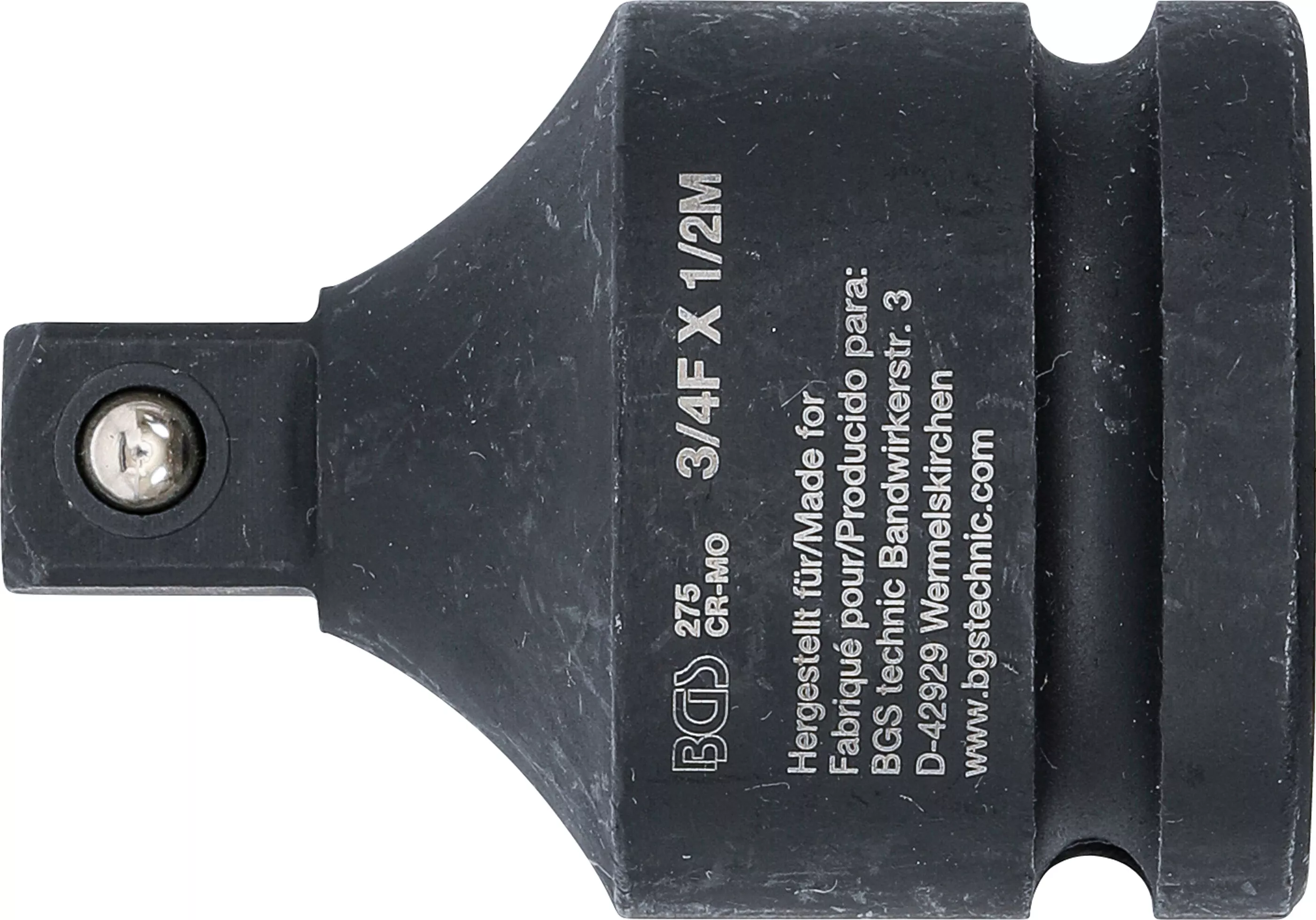 Adaptor chei tubulare de impact | Patrat interior 20 mm (3/4") - Patrat exterior 12,5 mm (1/2") [2]
