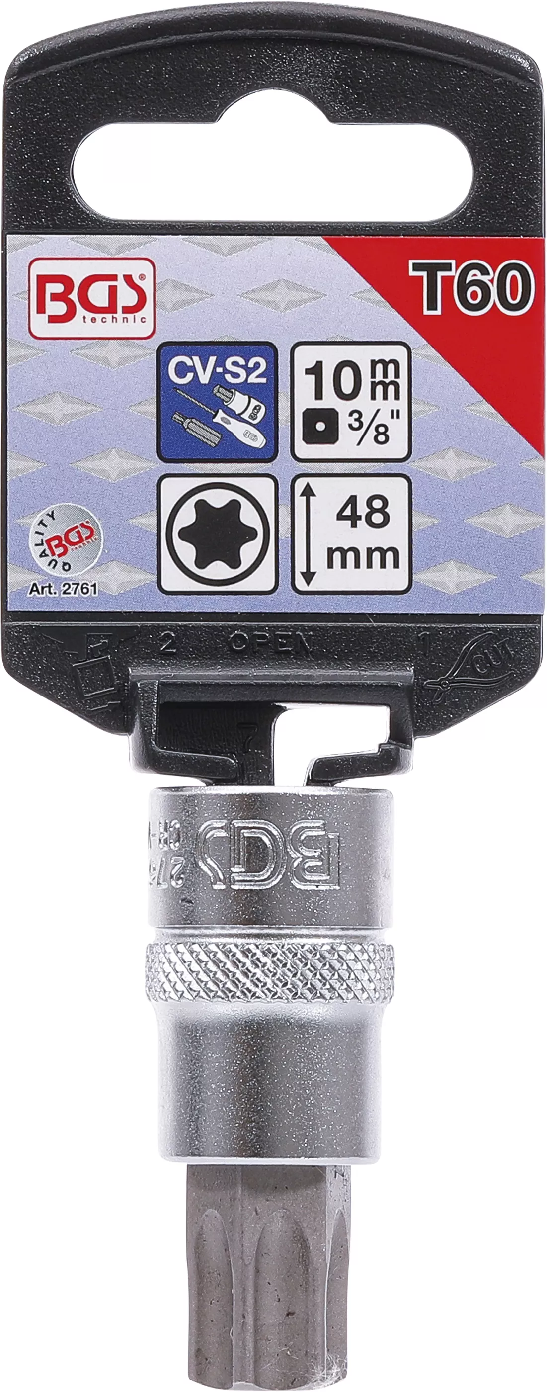 Bit | 10 mm (3/8") | Profil T (pentru Torx) T60 [2]