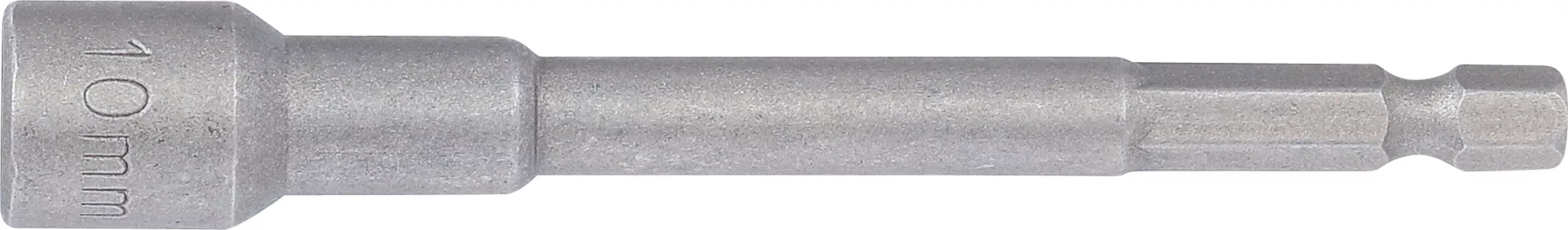Cheie tubulara atasabila 6 colturiala, extra lunga | pentru masini de gaurit | Antrenare 6 colturi exterior 6,3 mm (1/4") | 10 mm [2]