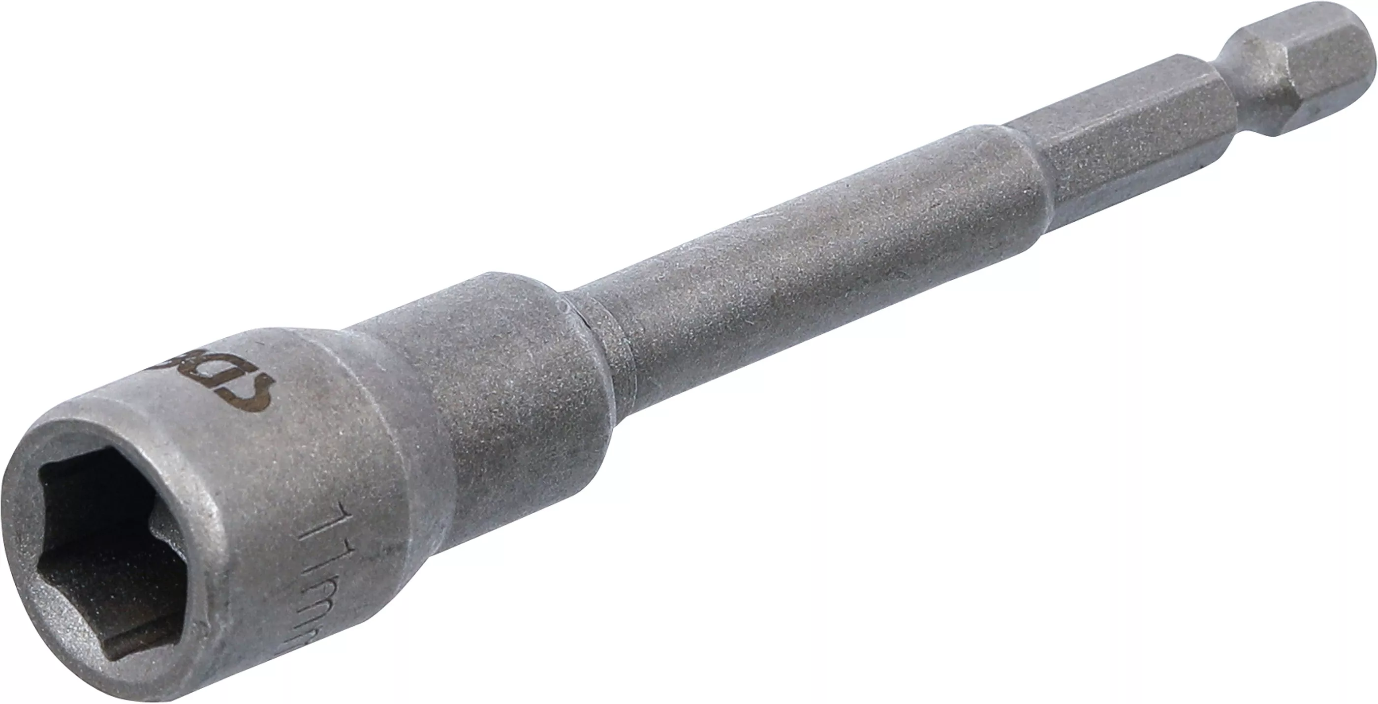 Cheie tubulara atasabila 6 colturiala, extra lunga | pentru masini de gaurit | Antrenare 6 colturi exterior 6,3 mm (1/4") | 11 mm [1]