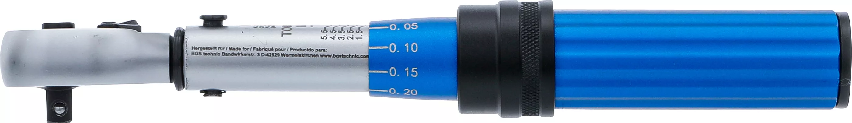 Cheie dinamometrica | 6,3 mm (1/4") | 1 - 6 Nm [4]