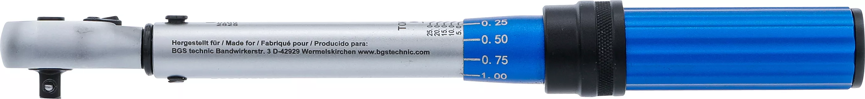 Cheie dinamometrica | 6,3 mm (1/4") | 5 - 25 Nm [4]