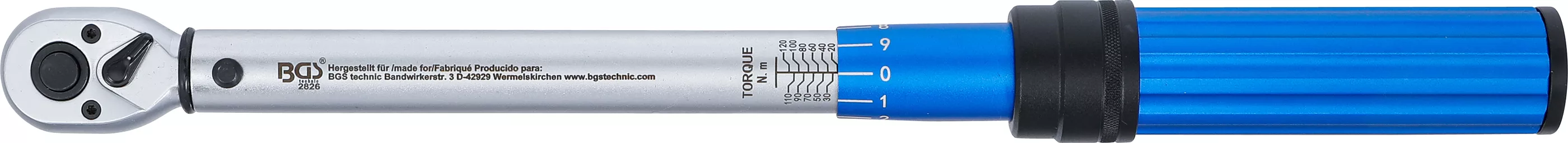 Cheie dinamometrica | 10 mm (3/8") | 20 - 120 Nm [3]