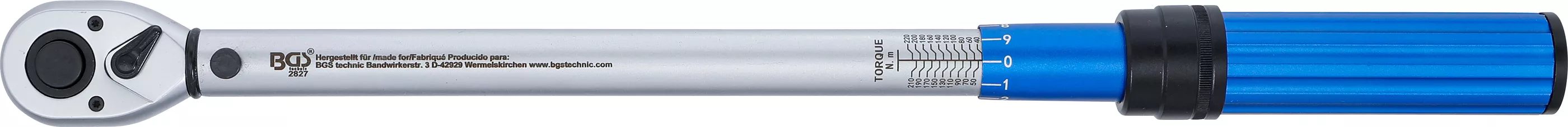 Cheie dinamometrica | 12,5 mm (1/2") | 40 - 220 Nm [3]