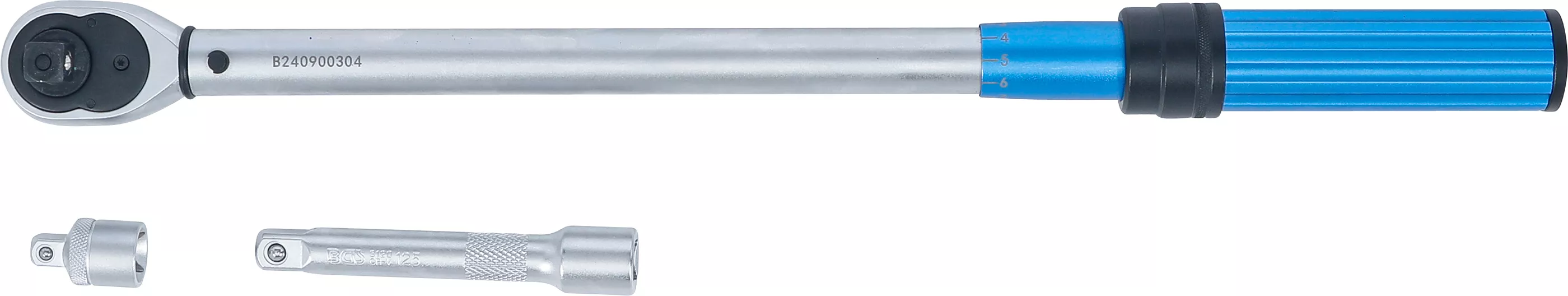 Set chei dinamometrice | adaptor + prelungitor | 12,5 mm (1/2") | 40 - 220 Nm | 3 piese [6]