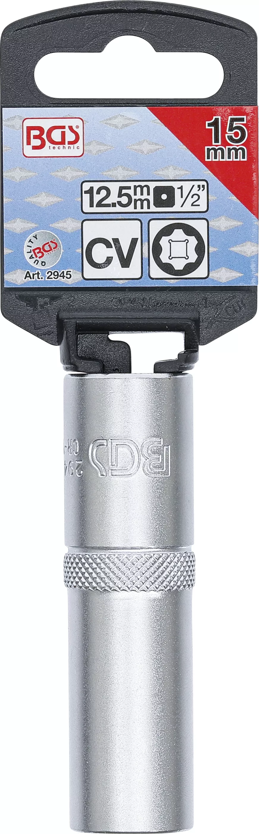 Cheie tubulara Super Lock, lunga | 12,5 mm (1/2") | 15 mm [3]