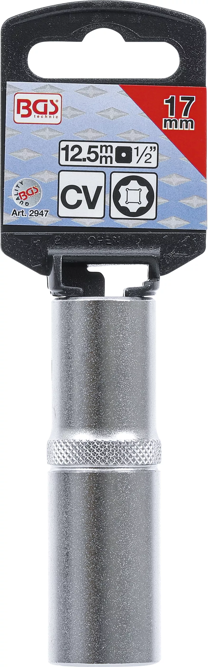 Cheie tubulara Super Lock, lunga | 12,5 mm (1/2") | 17 mm [3]