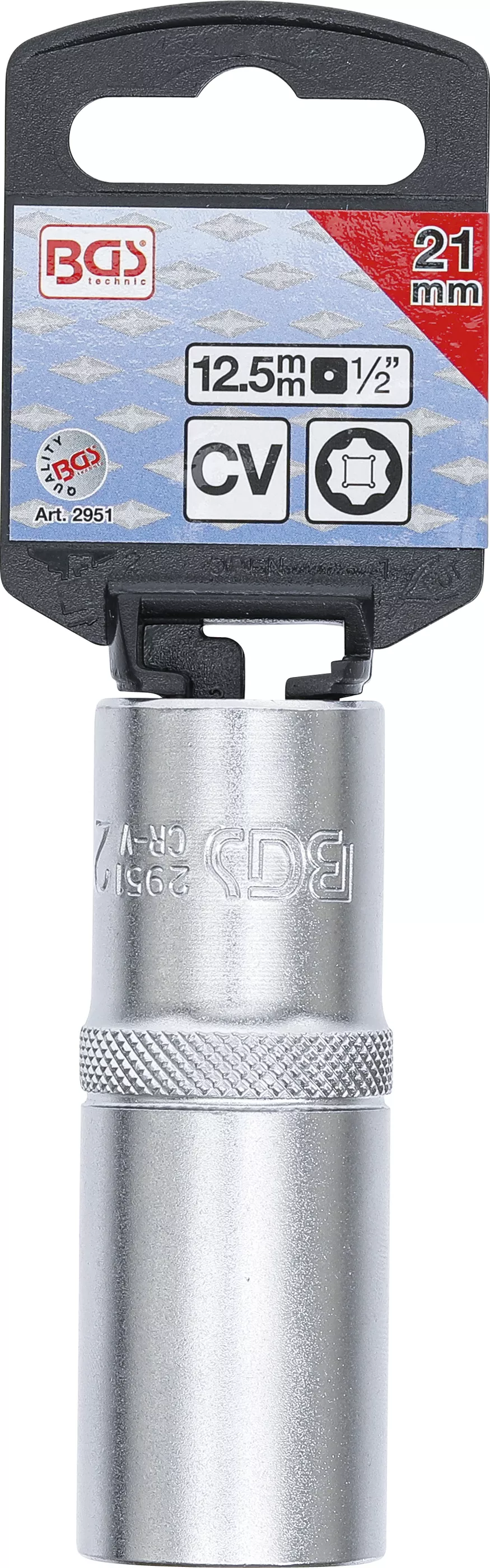 Cheie tubulara Super Lock, lunga | 12,5 mm (1/2") | 21 mm [3]