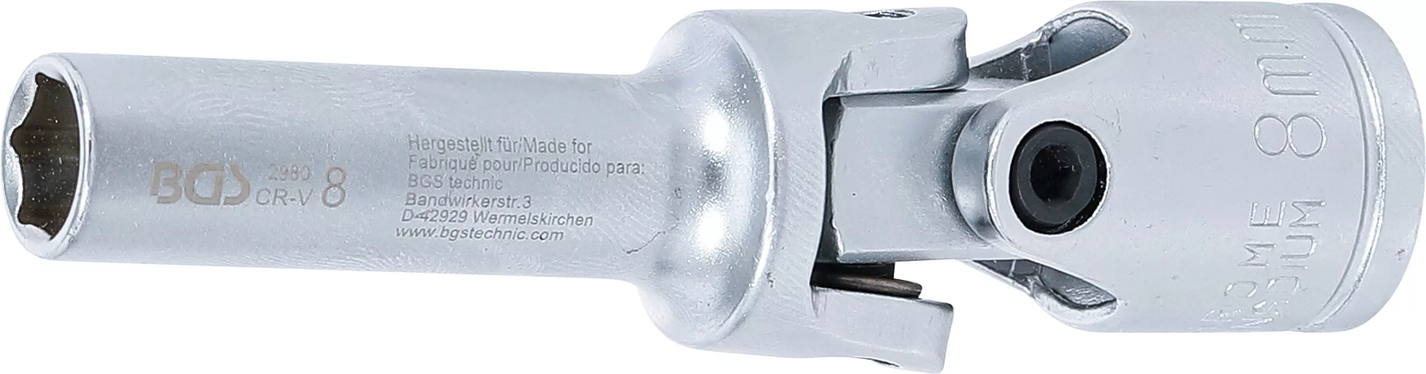 Cap cheie articulat bujii incandescente 6 colturial | 10 mm (3/8") | 8 mm [2]