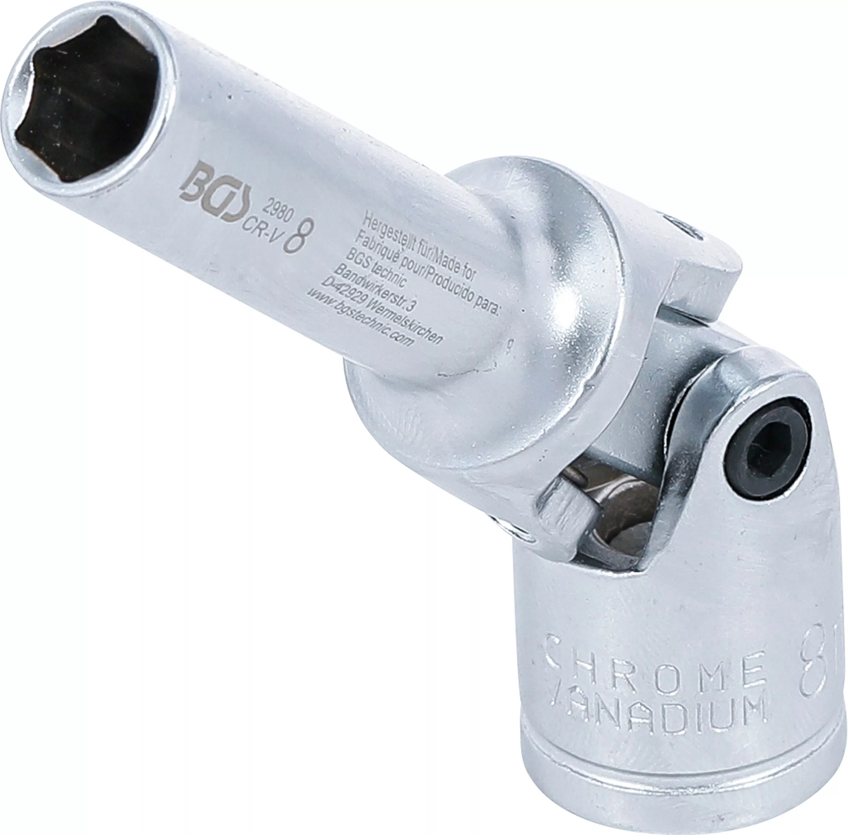 Cap cheie articulat bujii incandescente 6 colturial | 10 mm (3/8") | 8 mm [1]