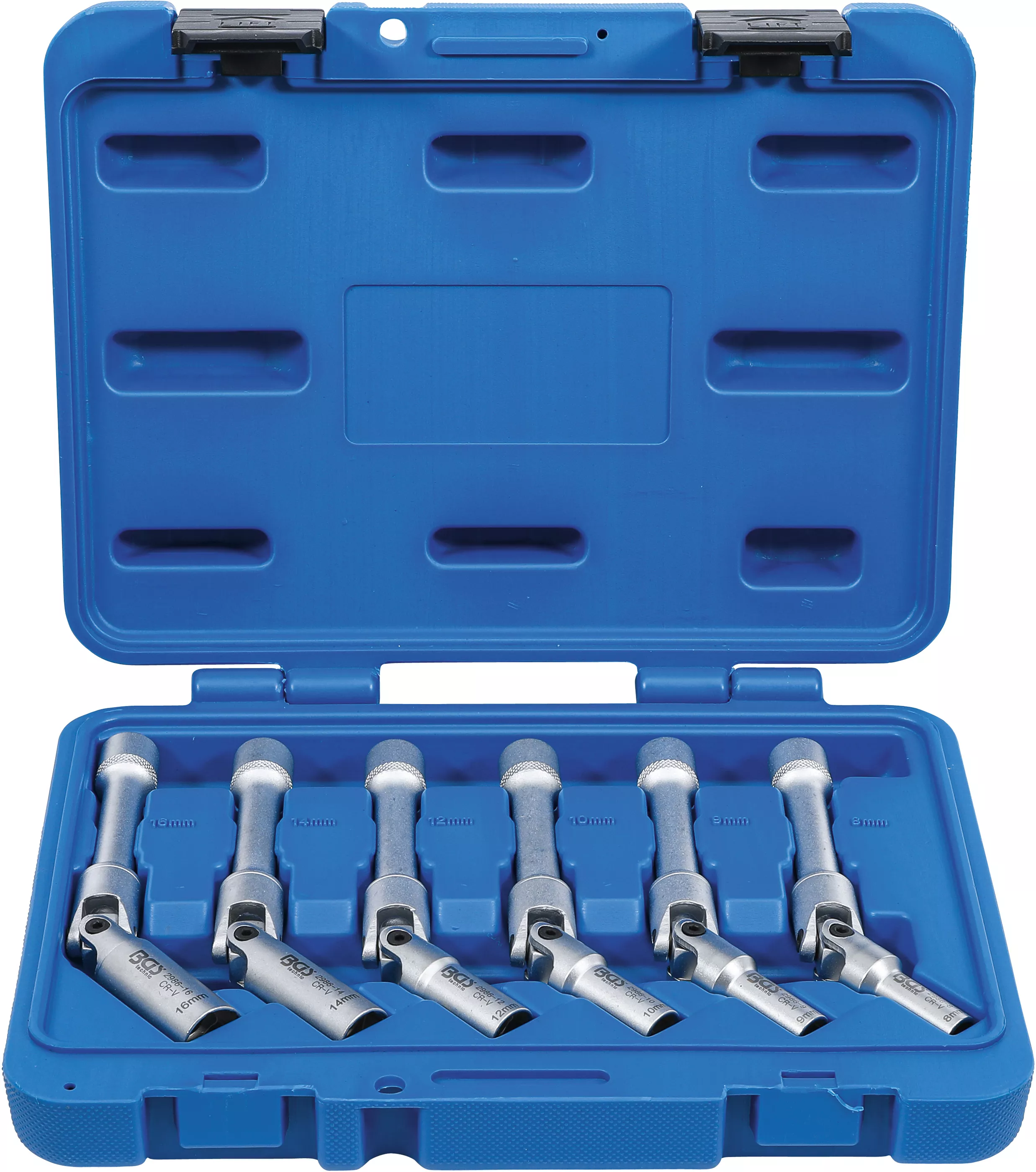 Set universal chei articulate bujii incandescente, hexagon | 10 mm (3/8") | 8 - 16 mm | 6 piese [2]