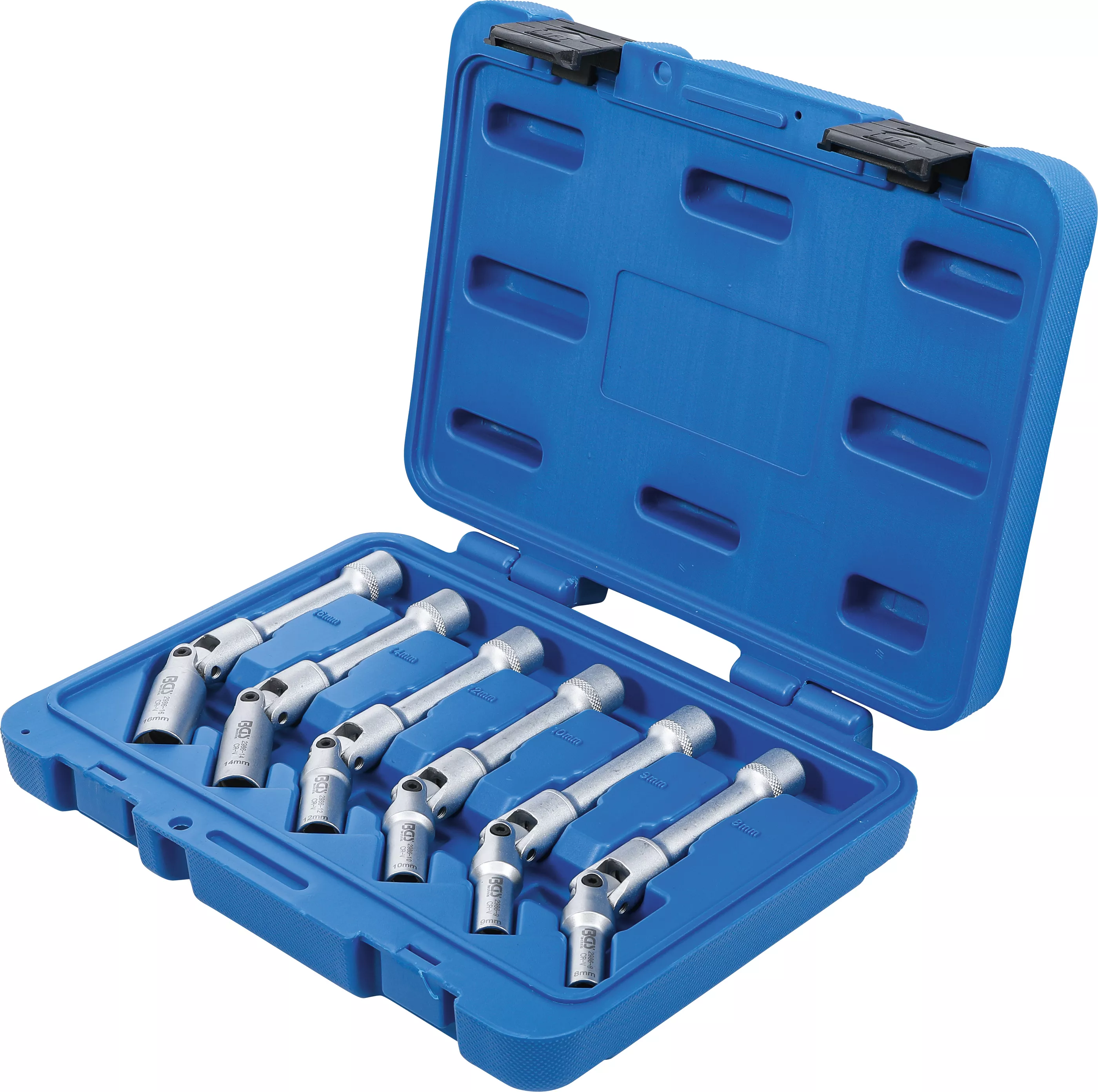 Set universal chei articulate bujii incandescente, hexagon | 10 mm (3/8") | 8 - 16 mm | 6 piese [4]