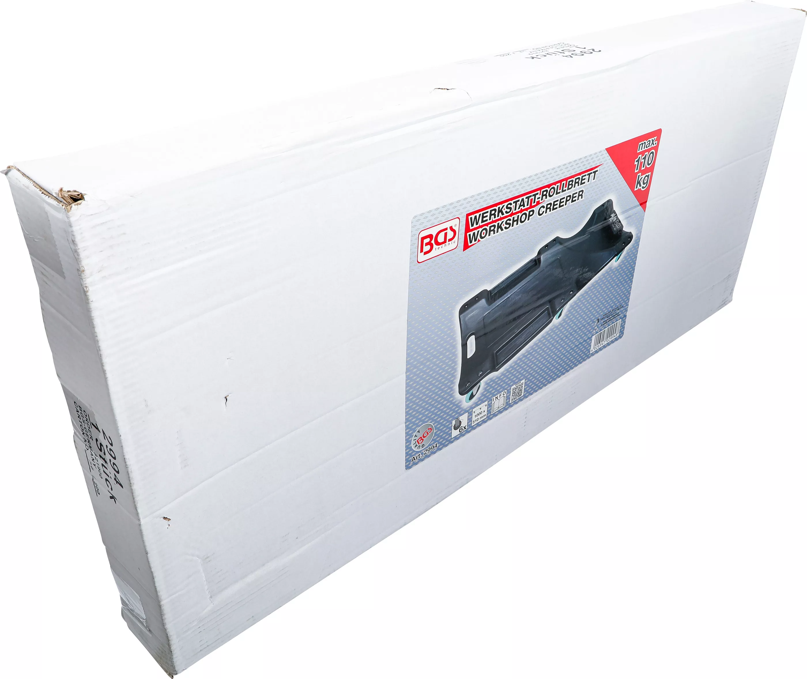 Pat cu role pentru atelier | 1000 x 510 mm [4]