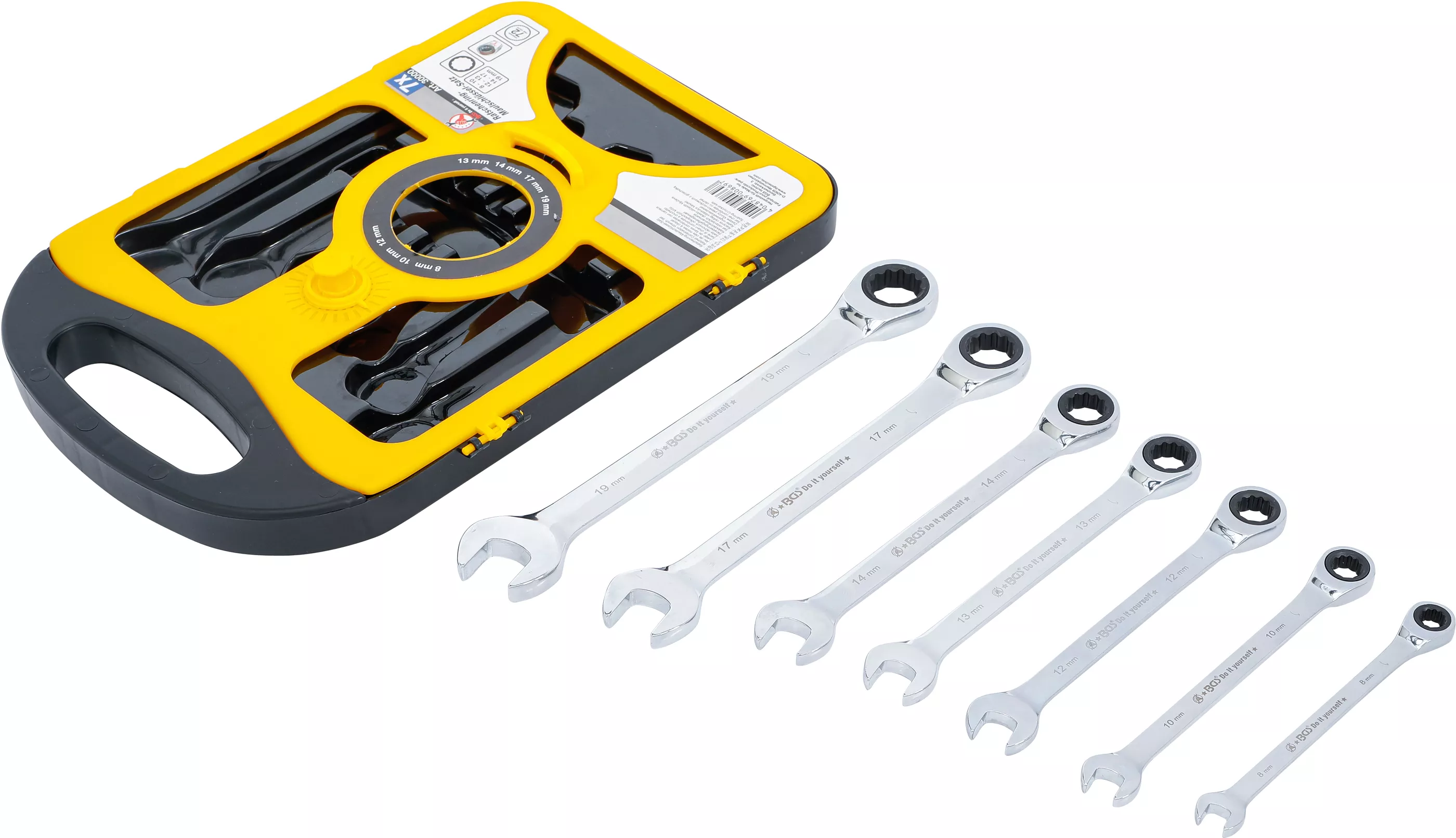 Set chei combinate cu clichet | 8 - 19 mm | 7 piese [2]