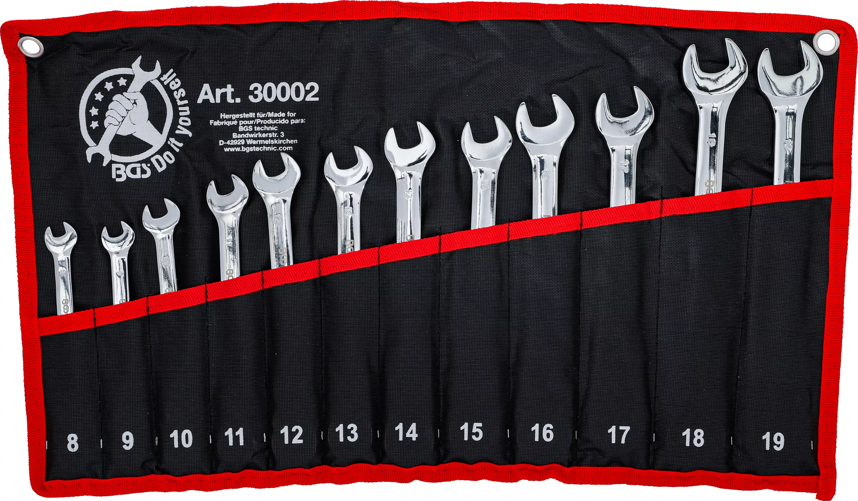Set chei combinate cu clichet | capete flexibile | 8 - 19 mm | 12 piese [5]