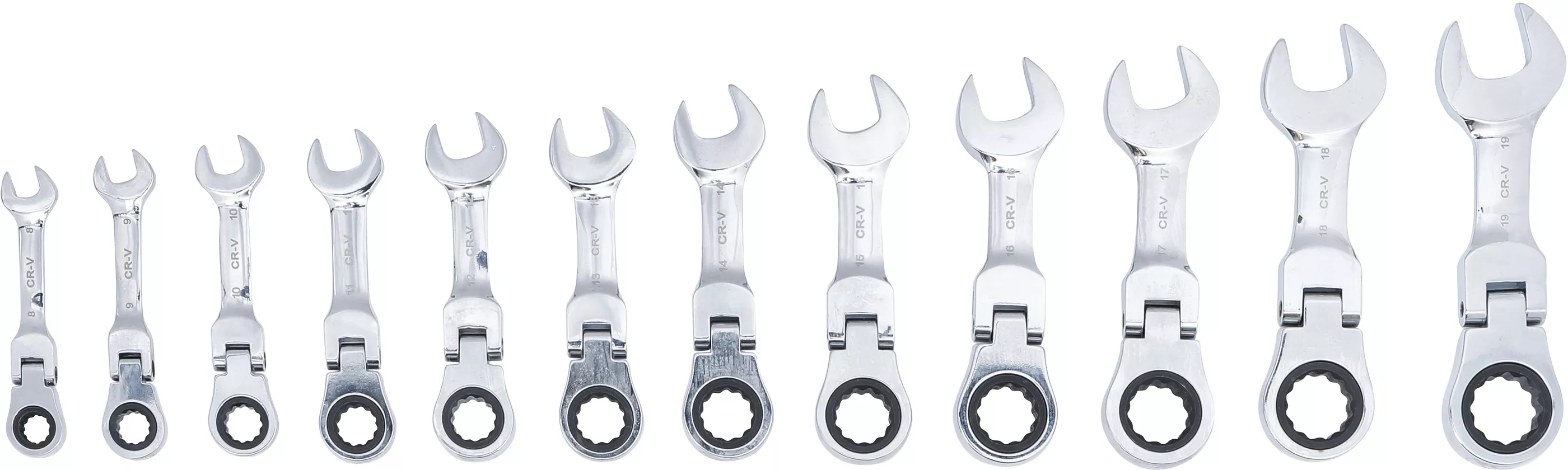Set chei combinate cu clichet | extra scurte | 8 - 19 mm | 12 piese [3]